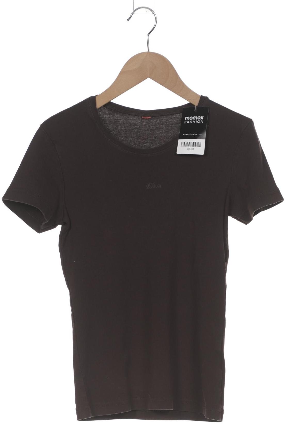 

s.Oliver Damen T-Shirt, braun, Gr. 30