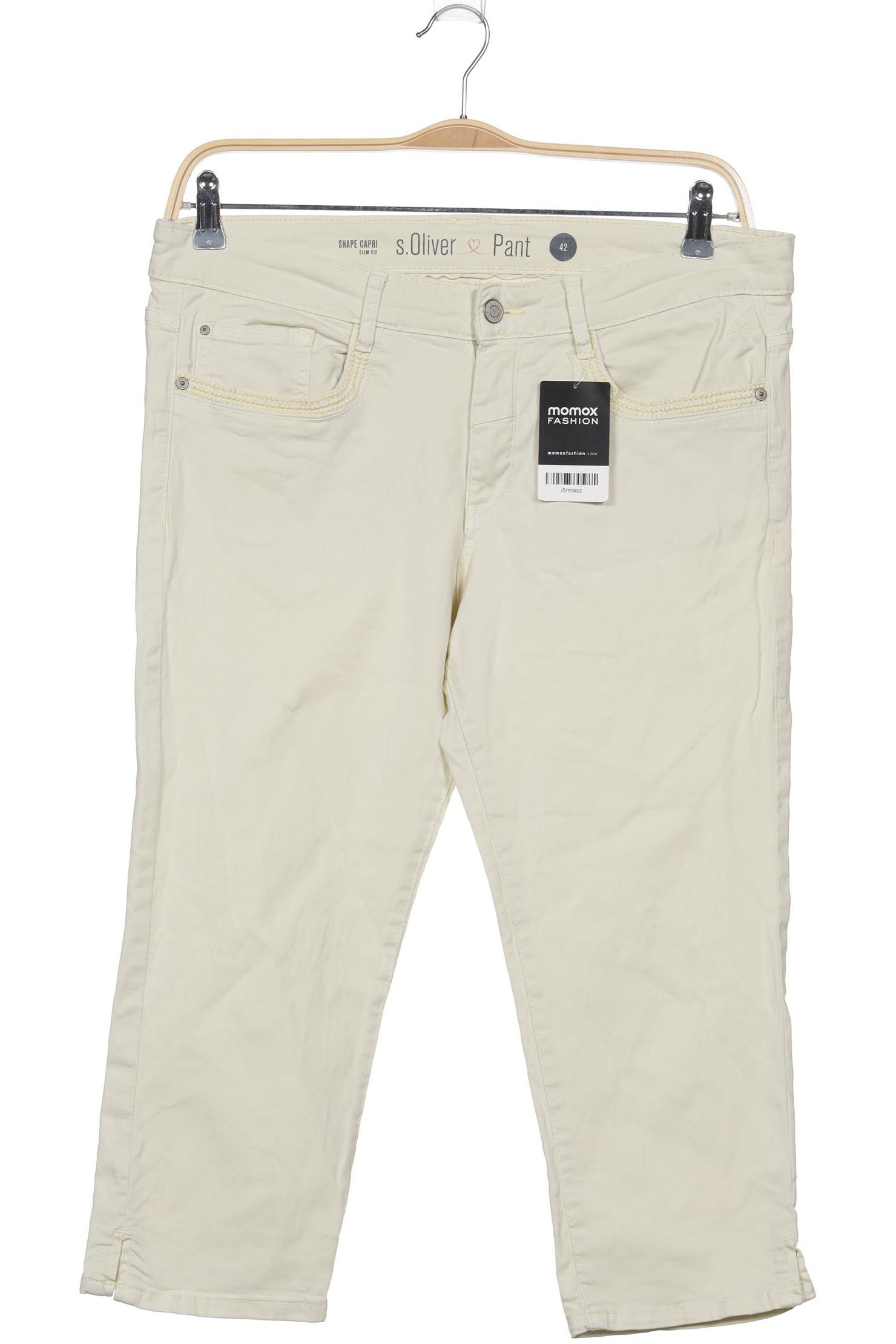 

s.Oliver Damen Shorts, cremeweiß, Gr. 42