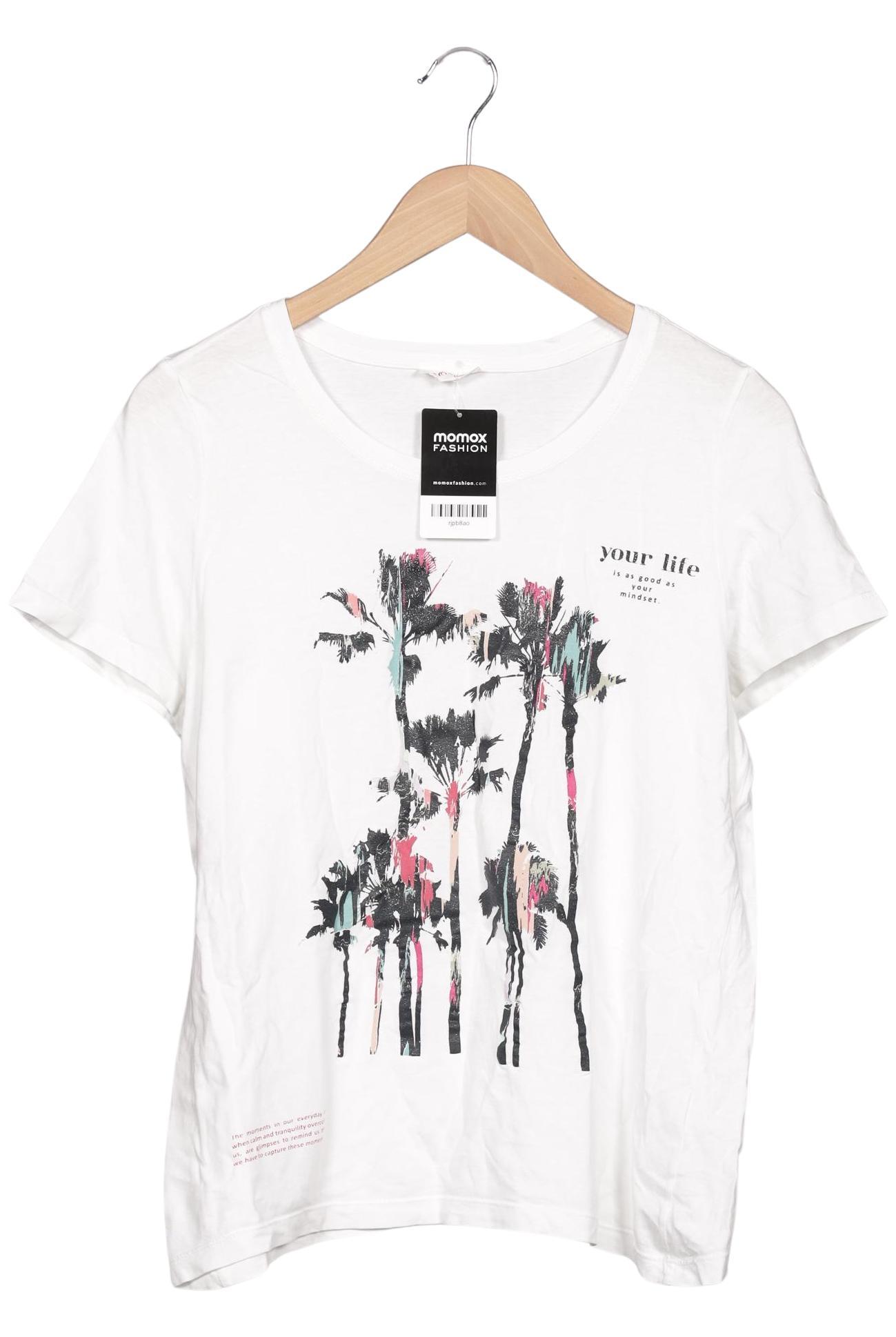 

s.Oliver Damen T-Shirt, weiß, Gr. 40