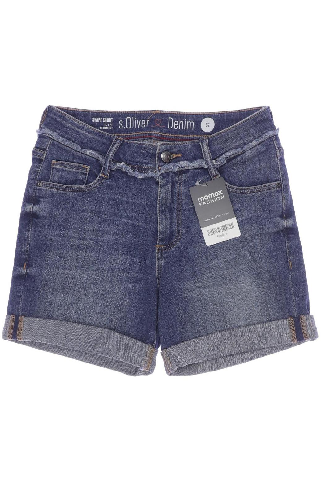 

s.Oliver Damen Shorts, blau, Gr. 32