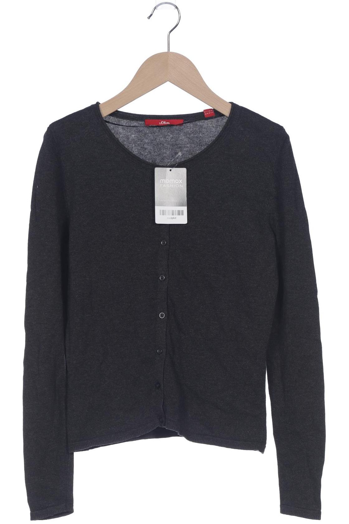 

s.Oliver Damen Strickjacke, grau, Gr. 32