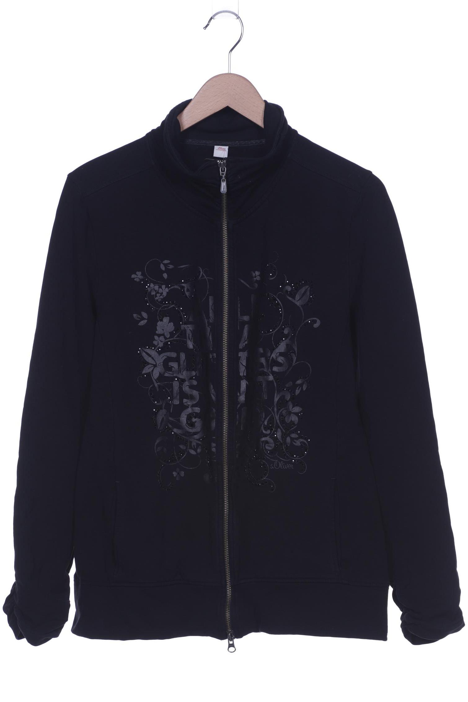 

s.Oliver Damen Sweatshirt, schwarz, Gr. 44