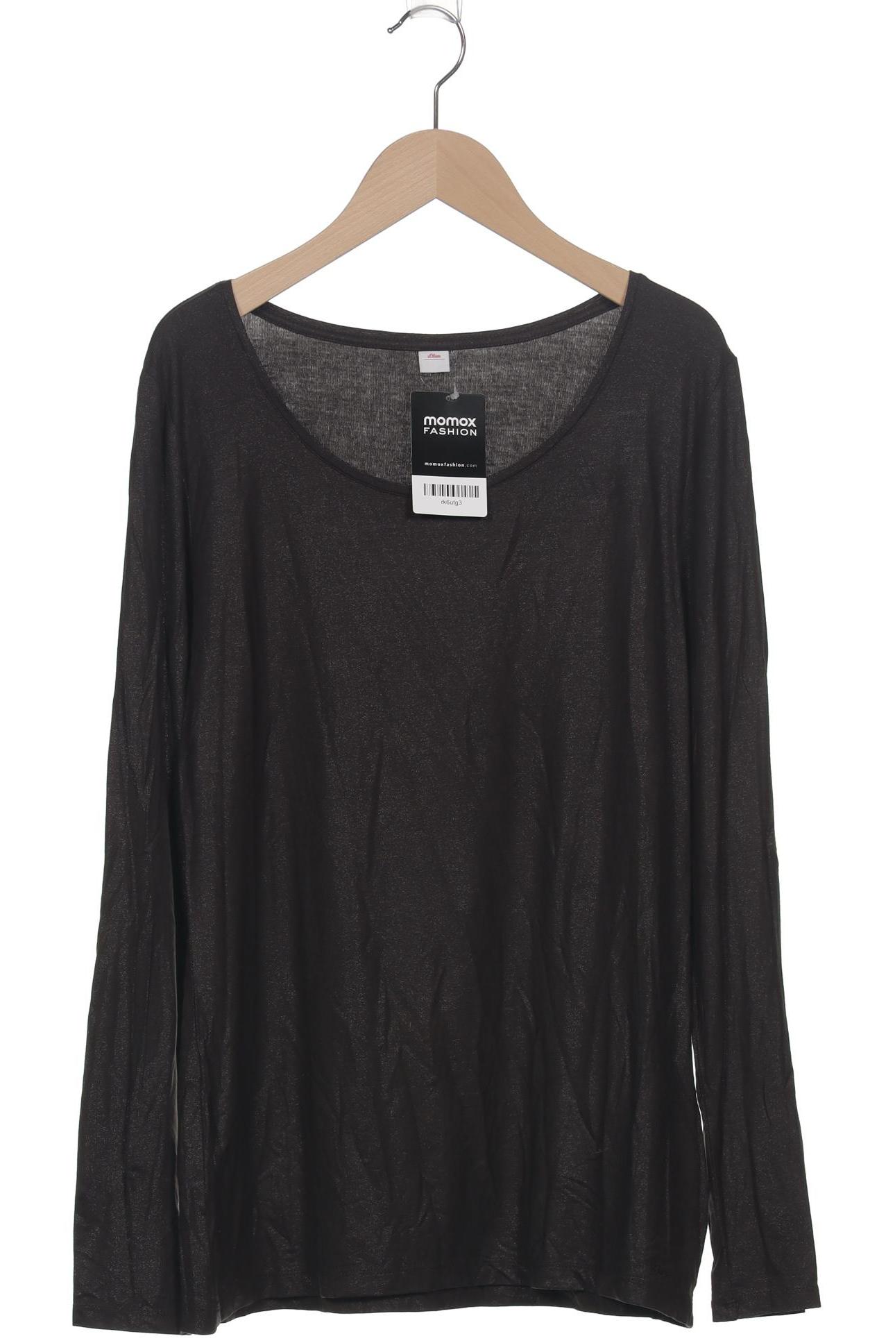 

s.Oliver Damen Langarmshirt, schwarz, Gr. 42
