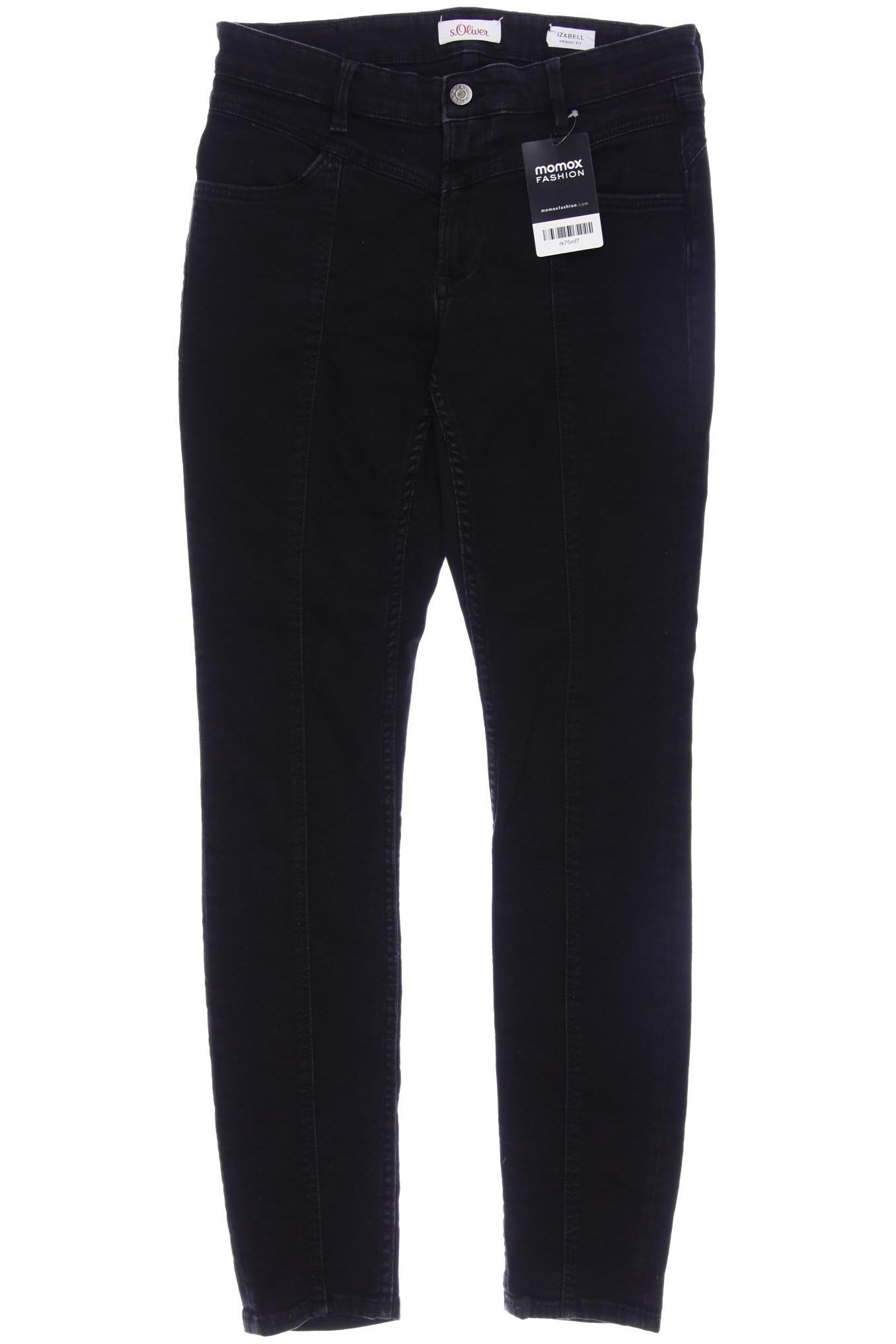 

s.Oliver Damen Jeans, schwarz