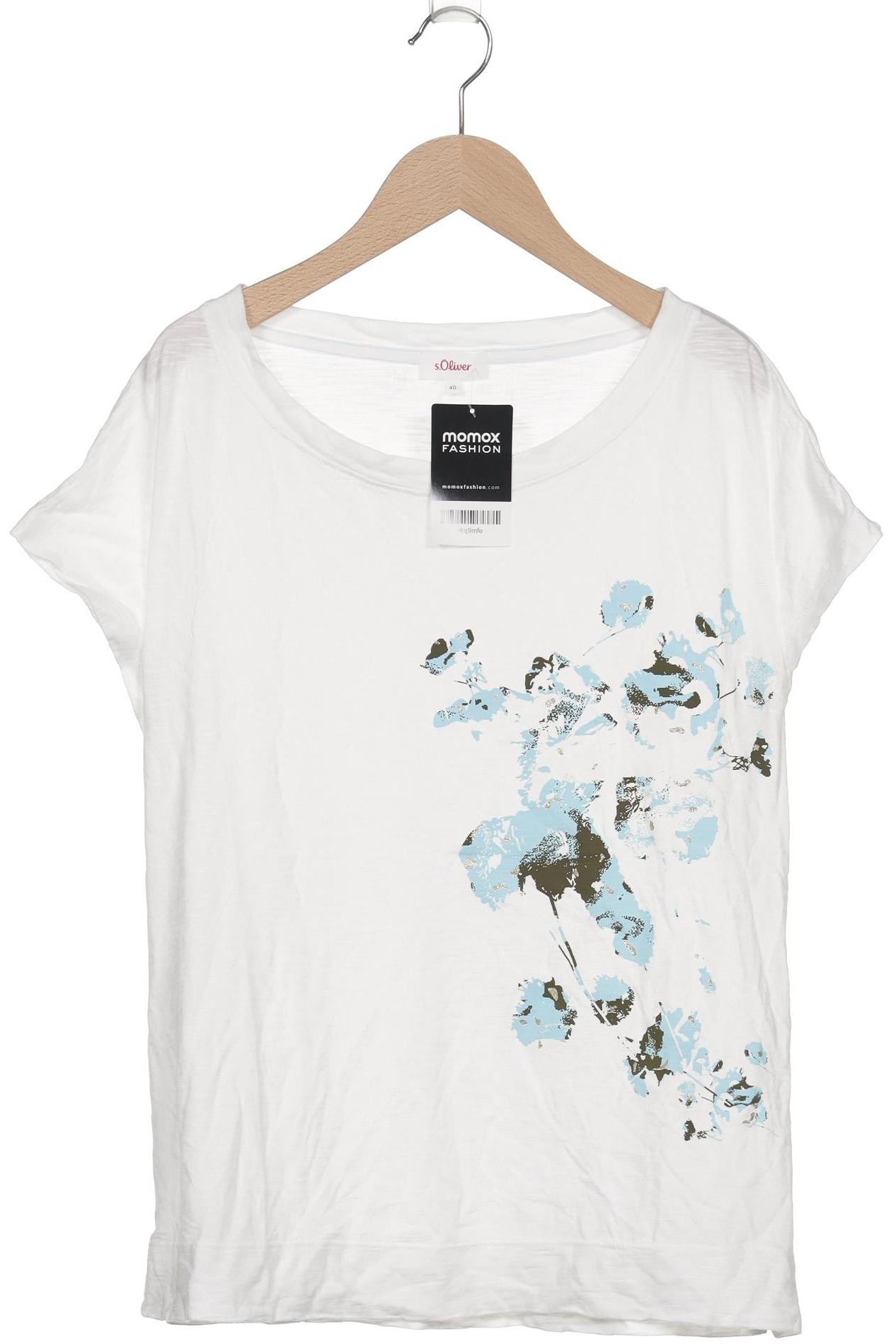 

s.Oliver Damen T-Shirt, weiß, Gr. 40