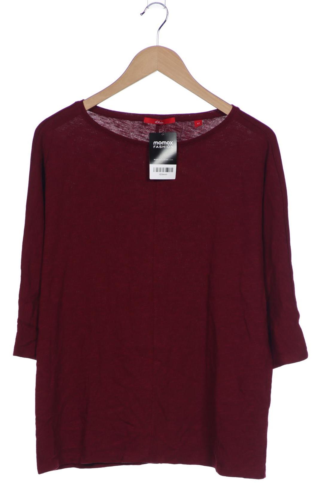 

s.Oliver Damen Langarmshirt, bordeaux, Gr. 42