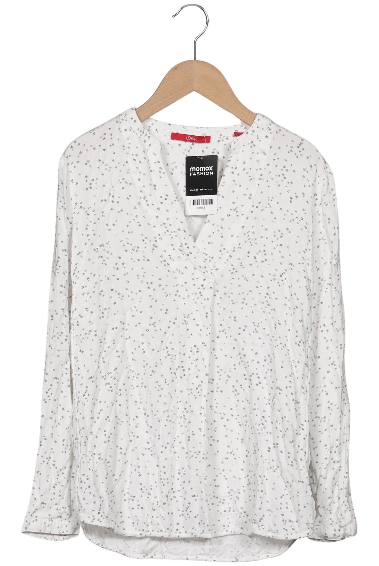 

s.Oliver Damen Bluse, weiß, Gr. 36