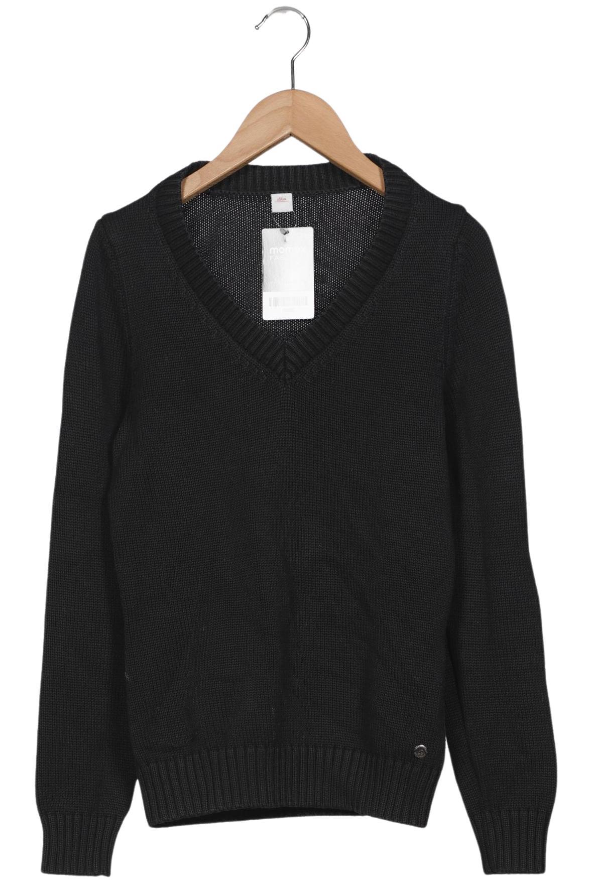 

s.Oliver Damen Pullover, schwarz, Gr. 36