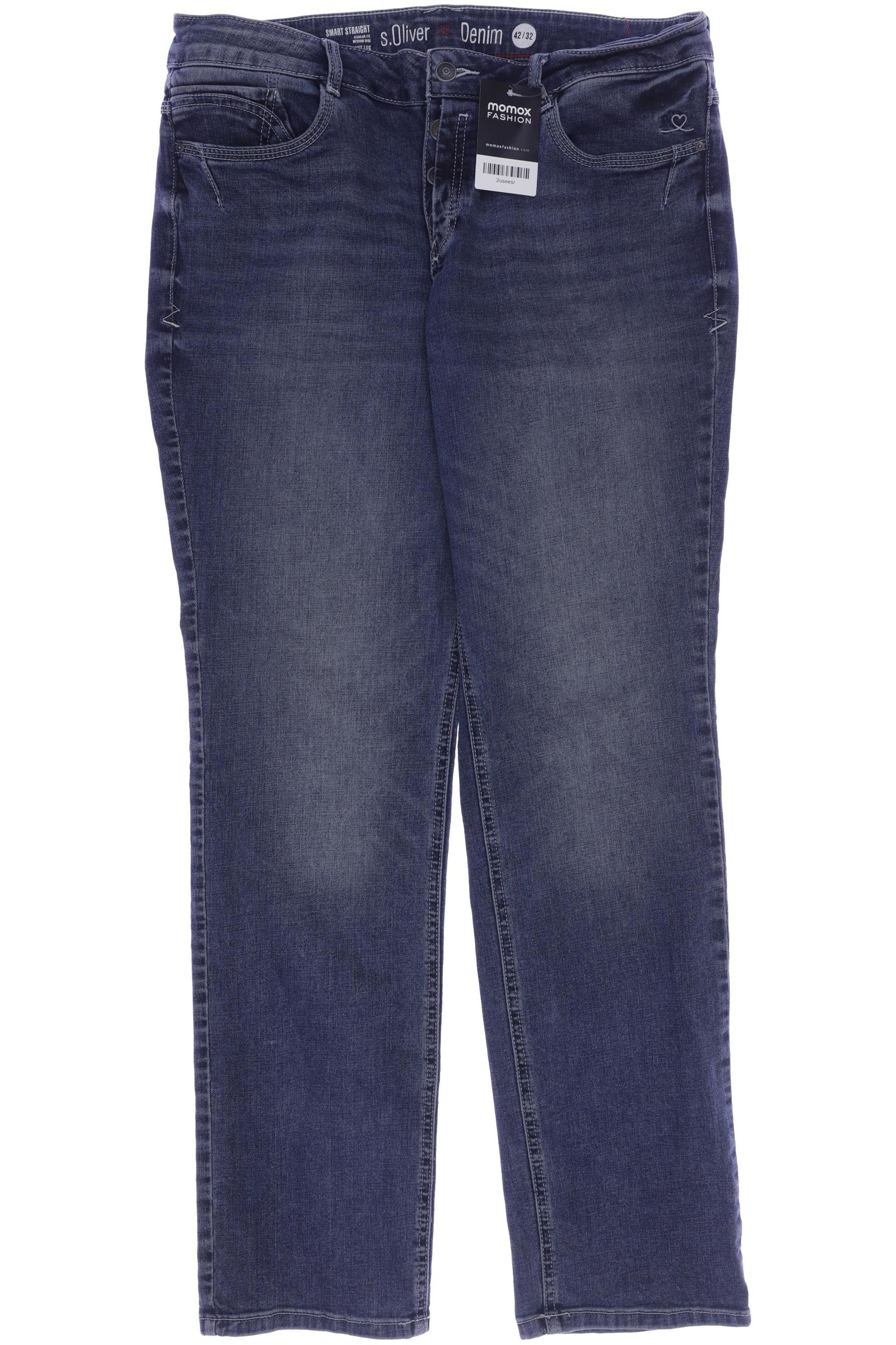 

s.Oliver Damen Jeans, blau