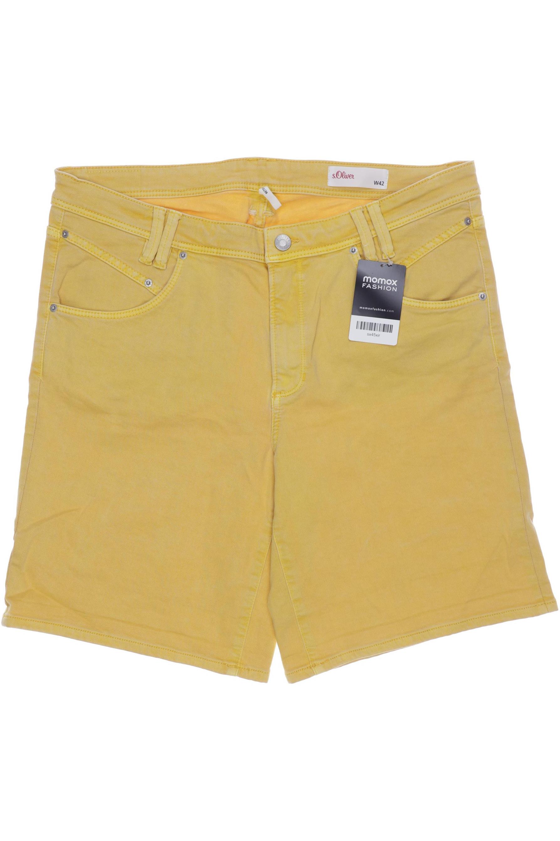 

s.Oliver Damen Shorts, gelb, Gr. 42