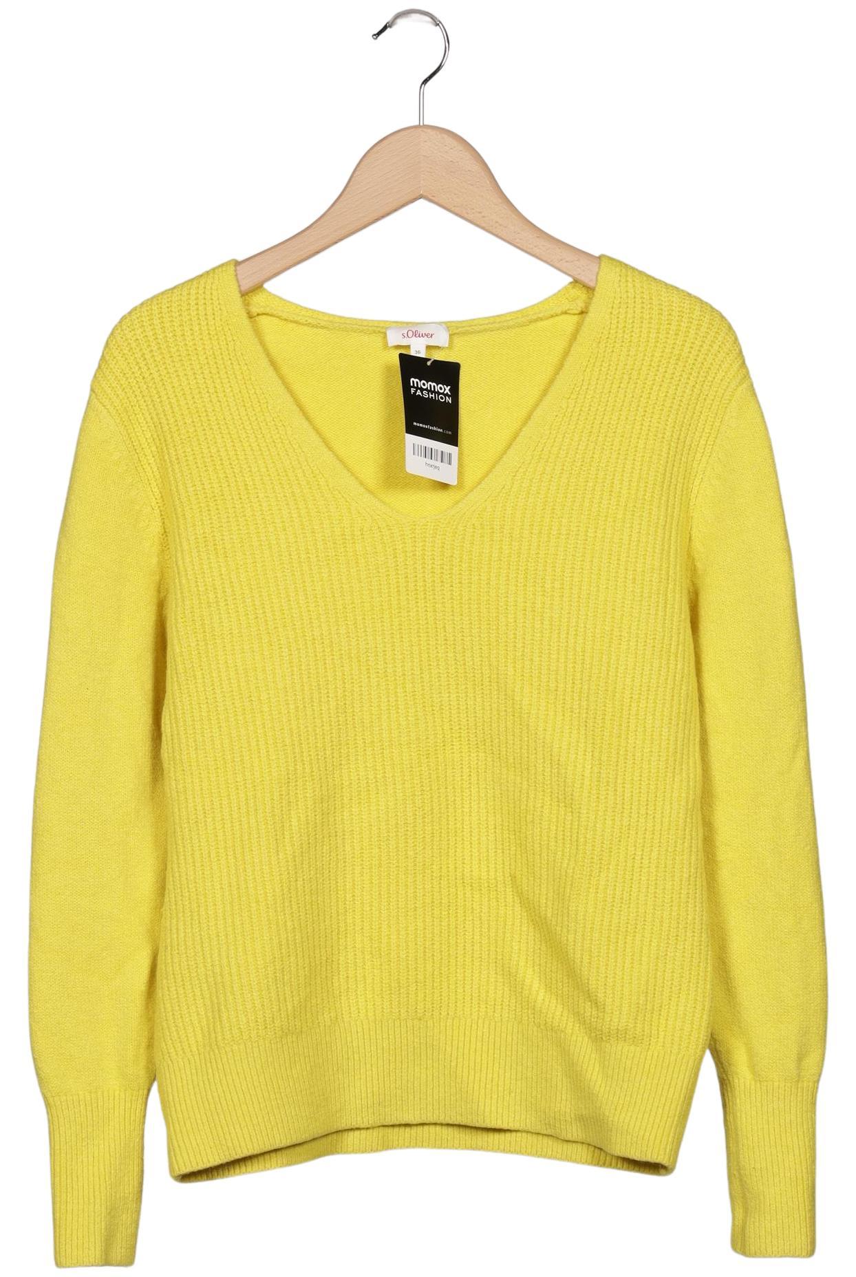 

s.Oliver Damen Pullover, gelb, Gr. 36