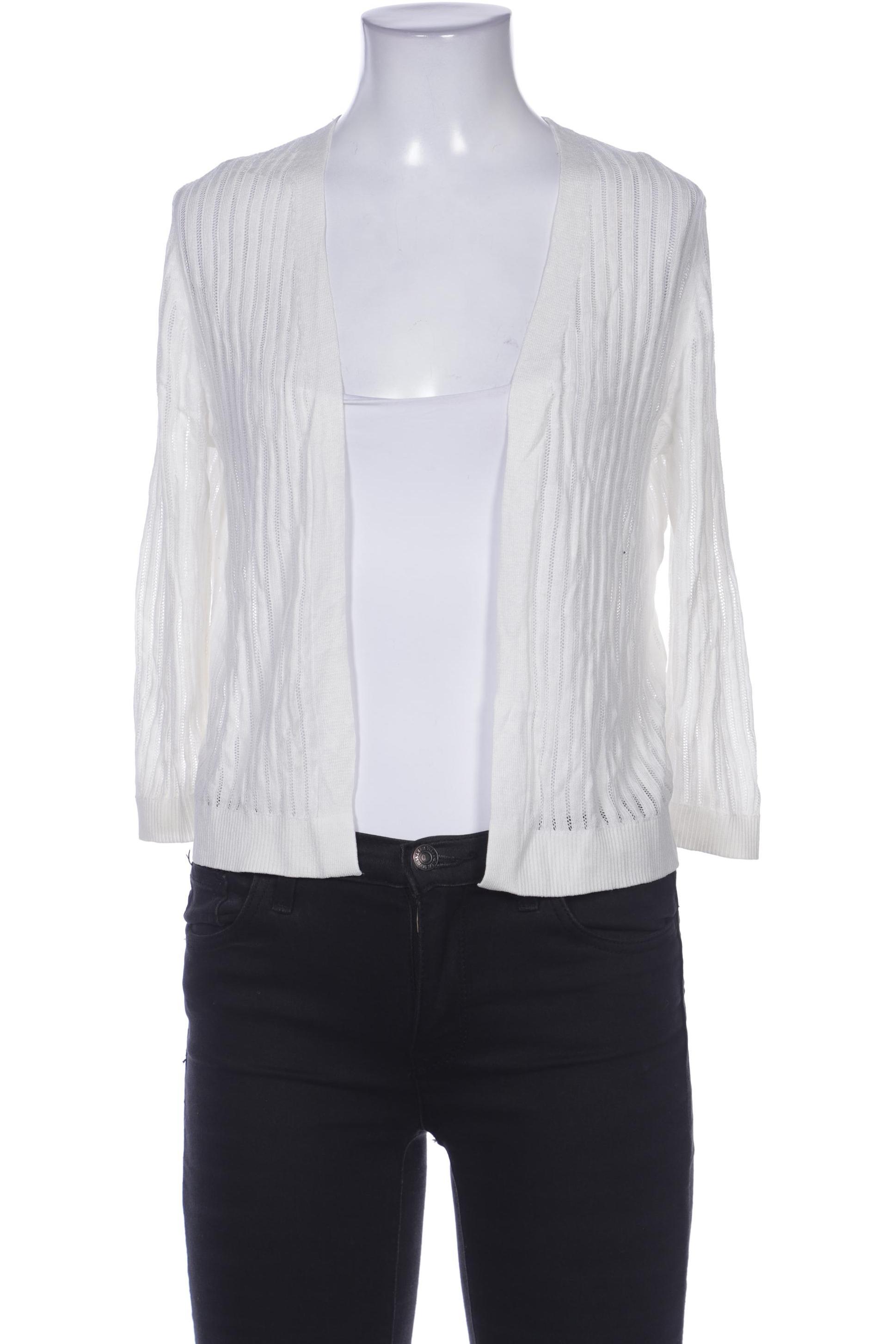 

s.Oliver Damen Strickjacke, weiß, Gr. 36