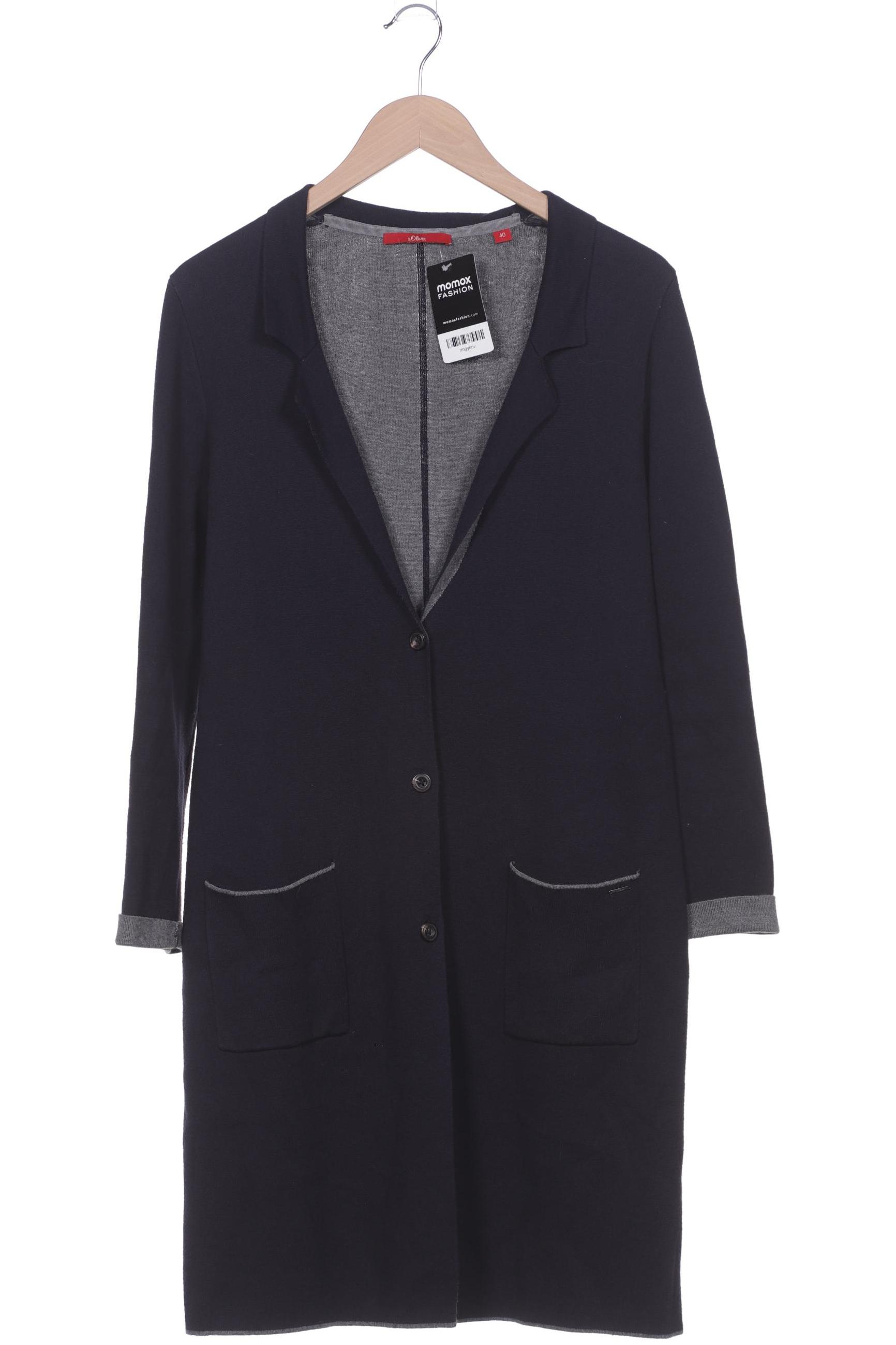 

s.Oliver Damen Strickjacke, marineblau, Gr. 40
