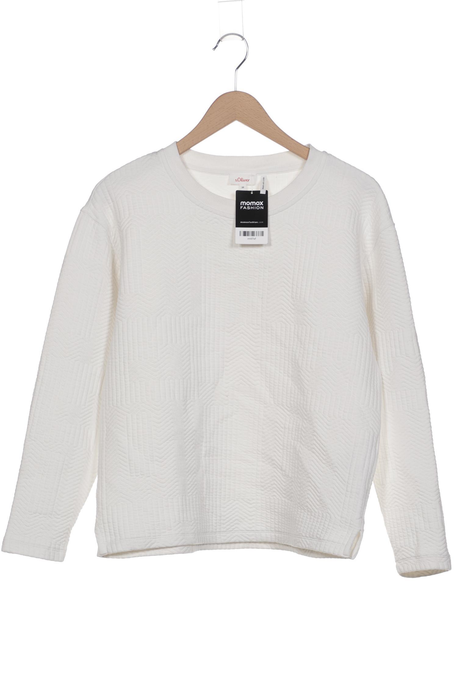 

s.Oliver Damen Sweatshirt, weiß, Gr. 38
