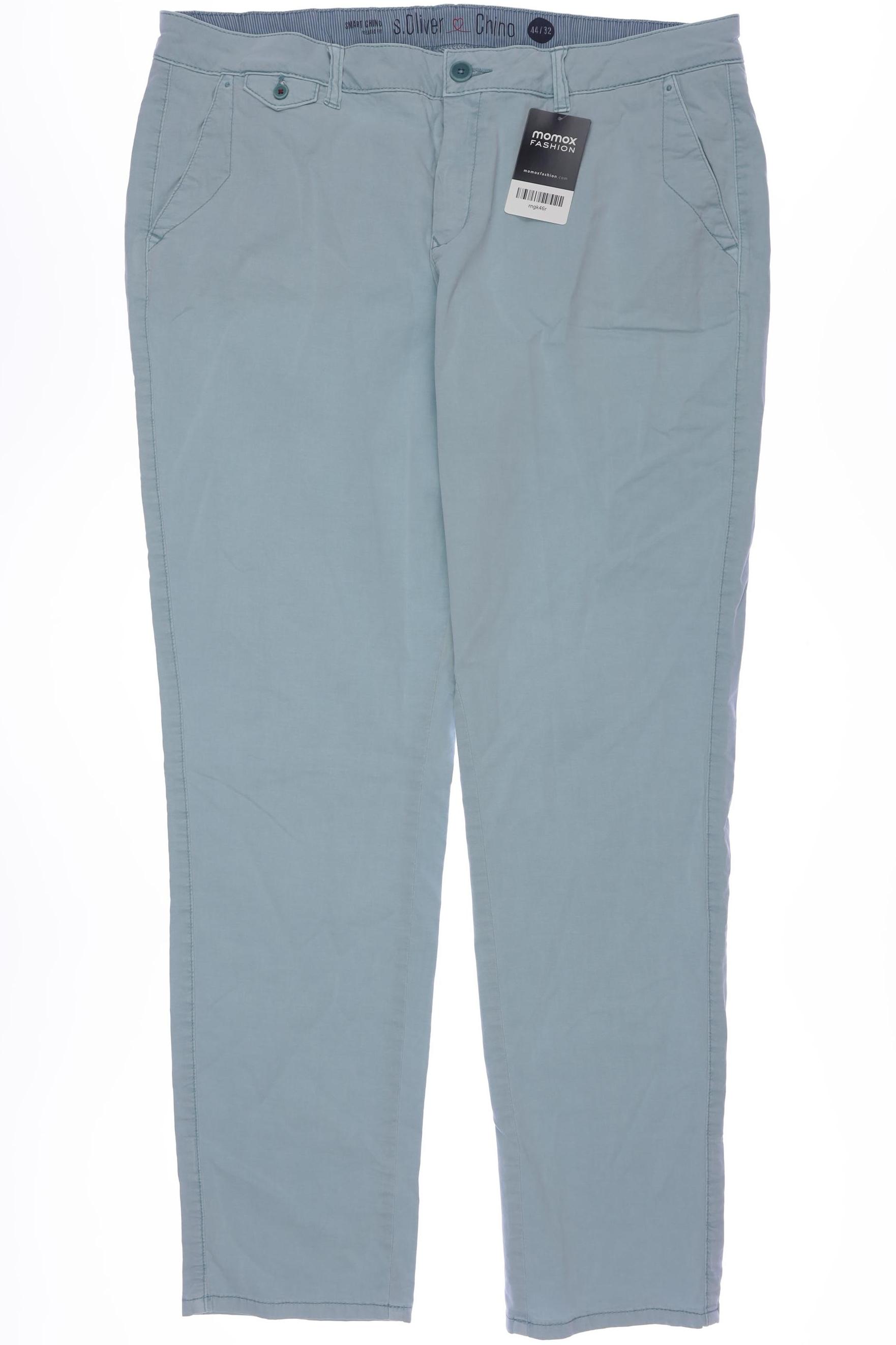 

s.Oliver Damen Stoffhose, türkis, Gr. 44