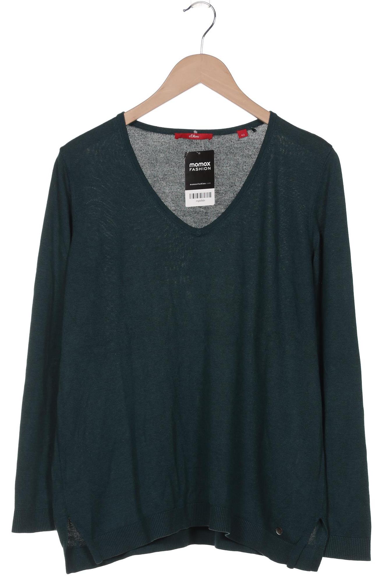

s.Oliver Damen Pullover, grün, Gr. 42