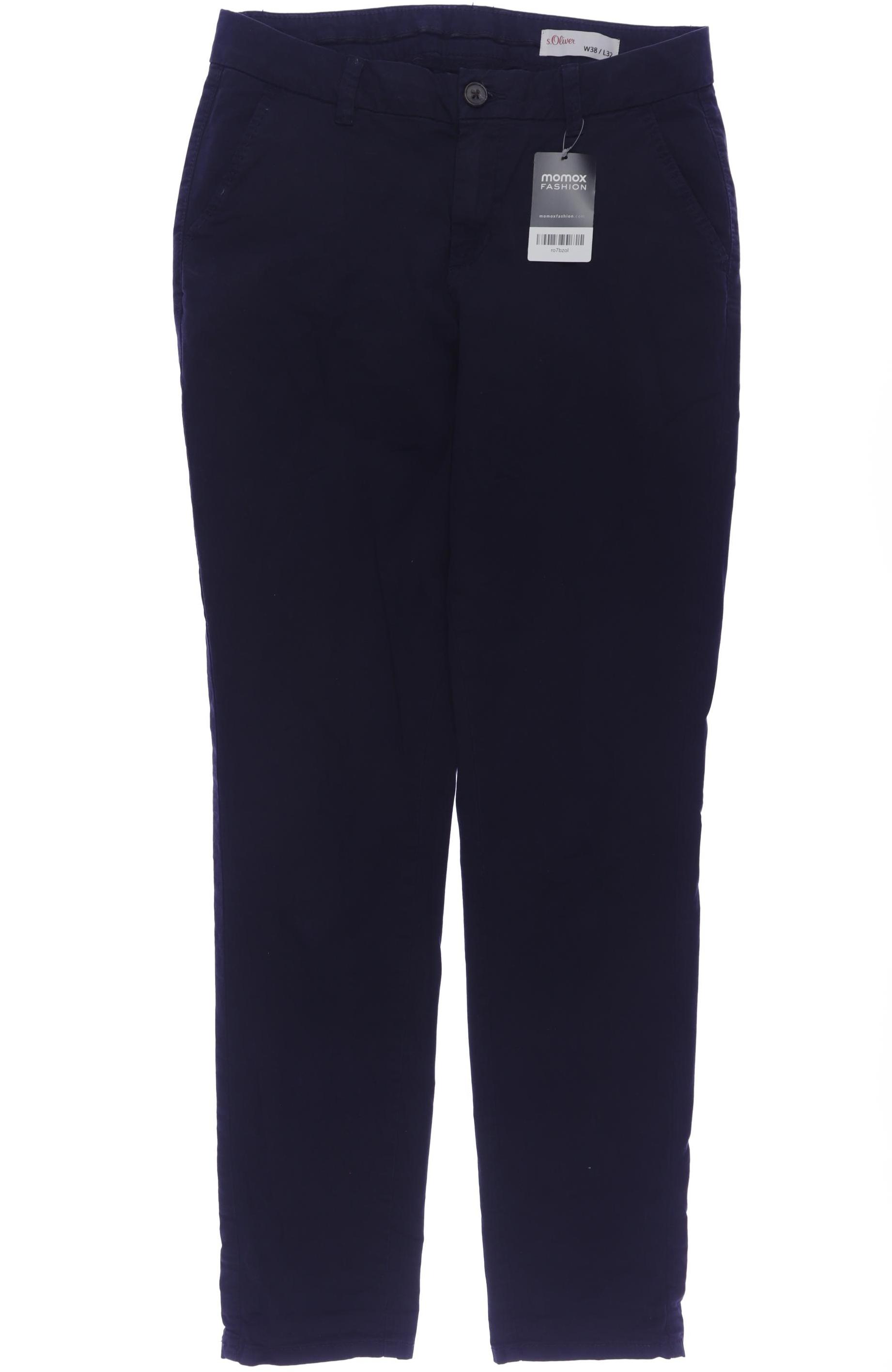 

s.Oliver Damen Stoffhose, marineblau, Gr. 38