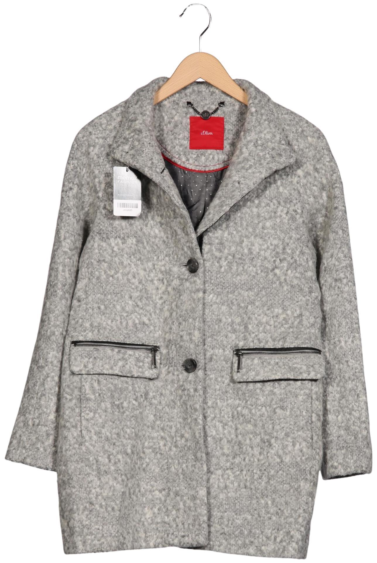 

s.Oliver Damen Mantel, grau, Gr. 36