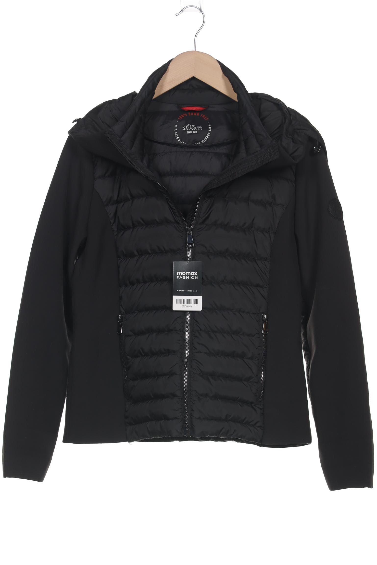 

s.Oliver Damen Jacke, schwarz, Gr. 38