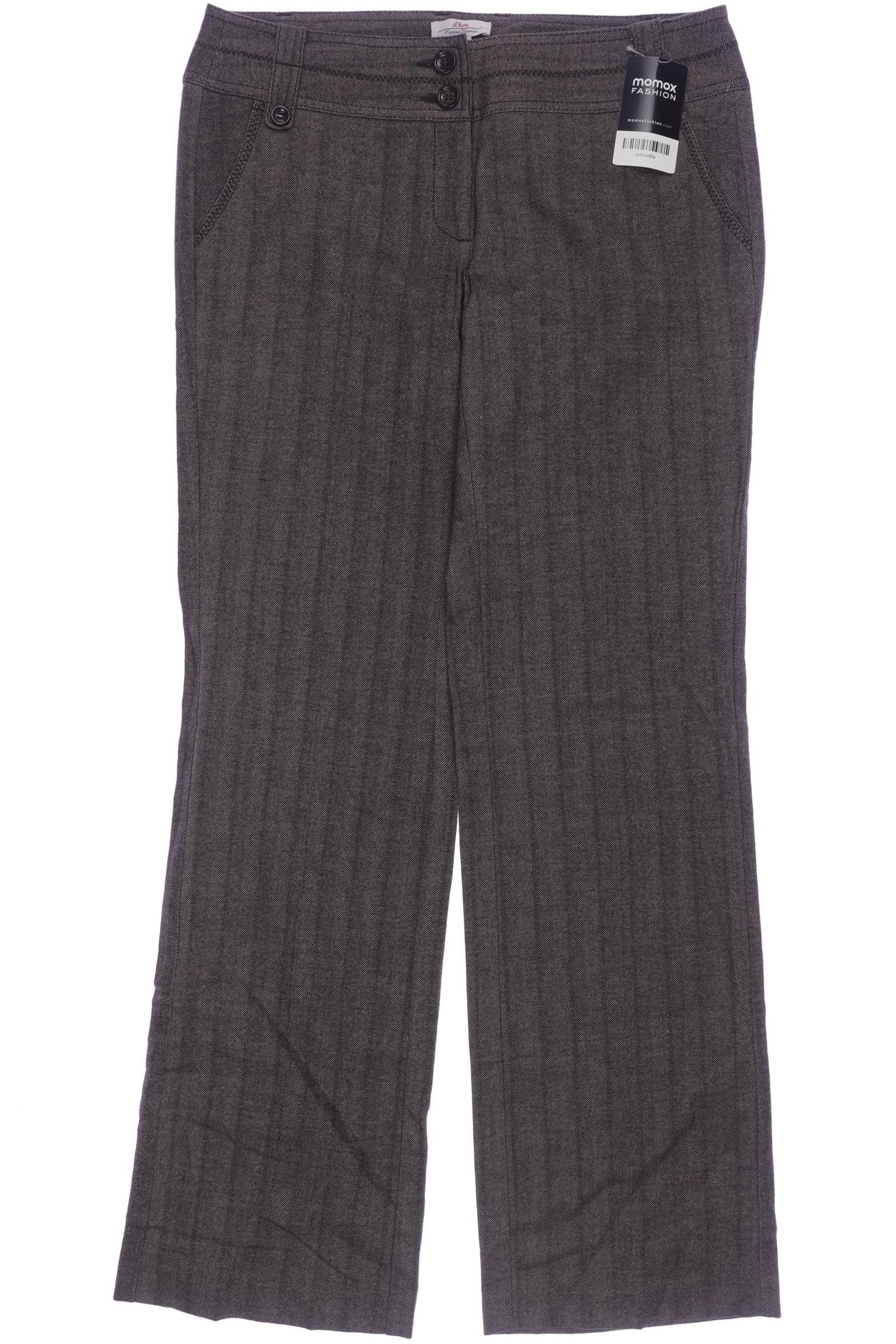 Thumbnail - s.Oliver Damen Stoffhose, braun, Gr. 38