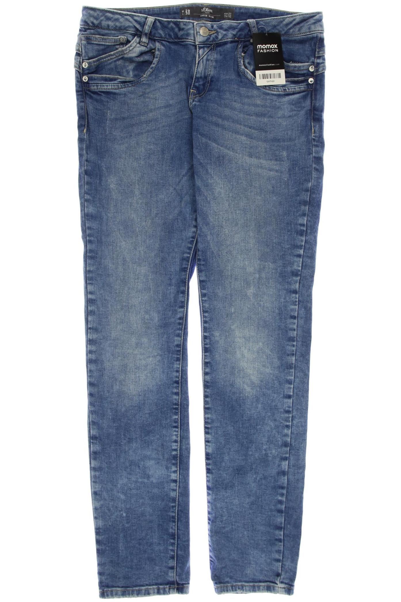 

s.Oliver Damen Jeans, marineblau