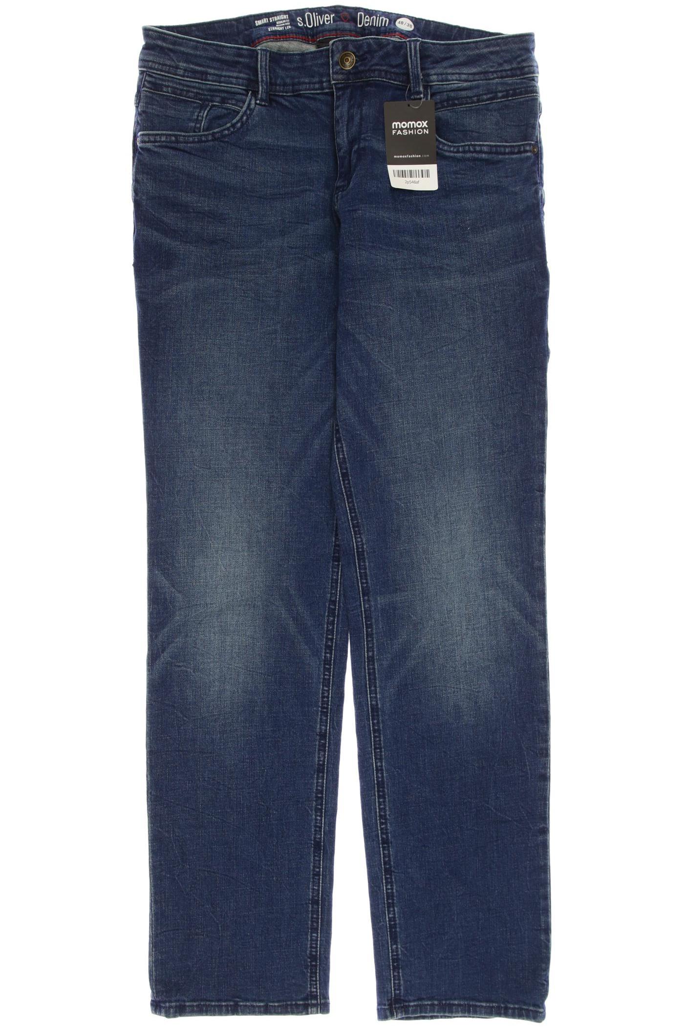 

s.Oliver Damen Jeans, marineblau