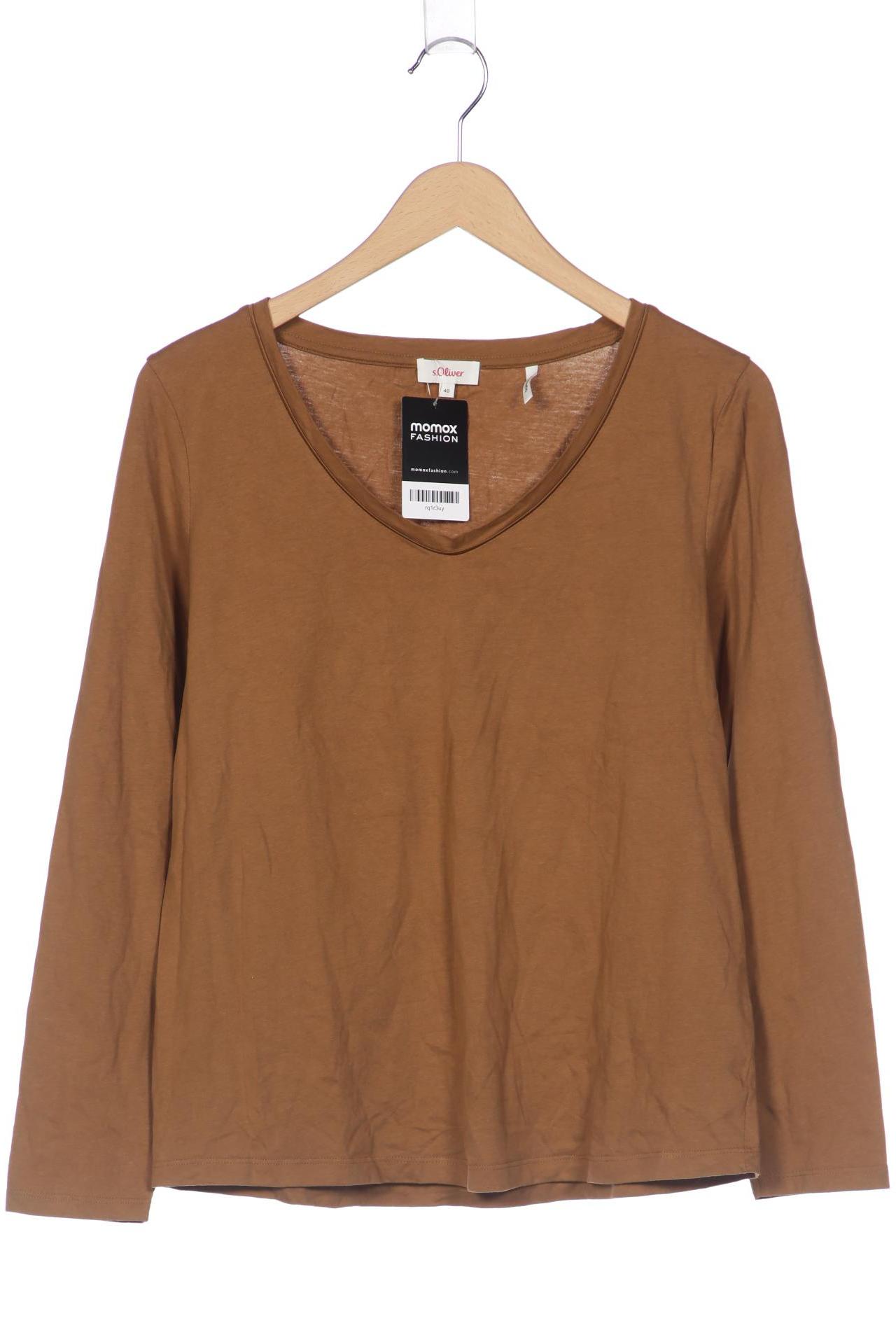 

s.Oliver Damen Langarmshirt, braun
