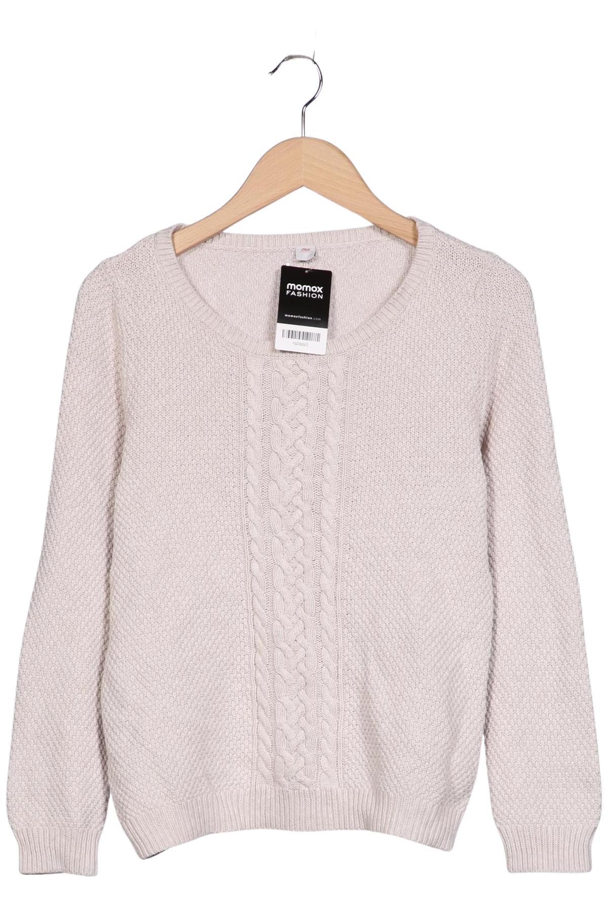

s.Oliver Damen Pullover, beige, Gr. 40