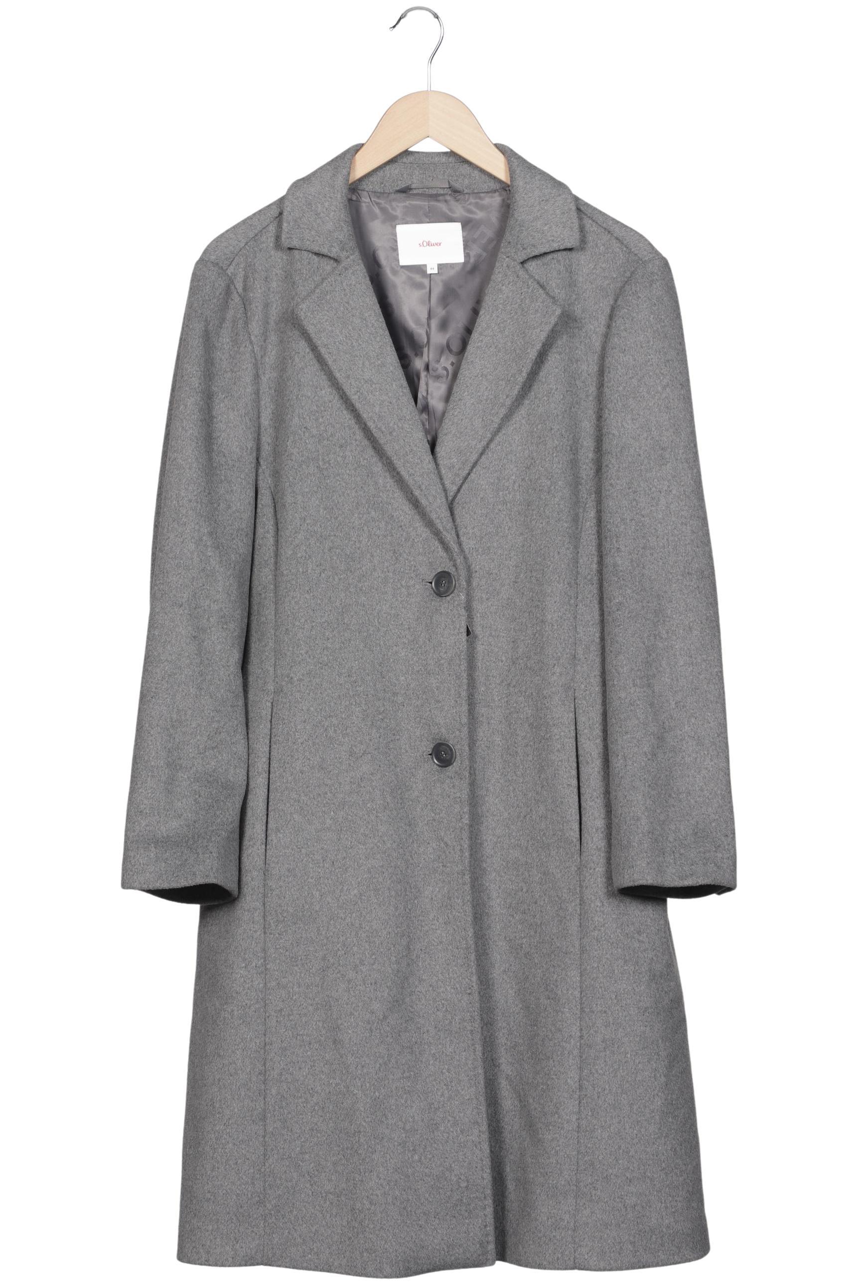 

s.Oliver Damen Mantel, grau, Gr. 44