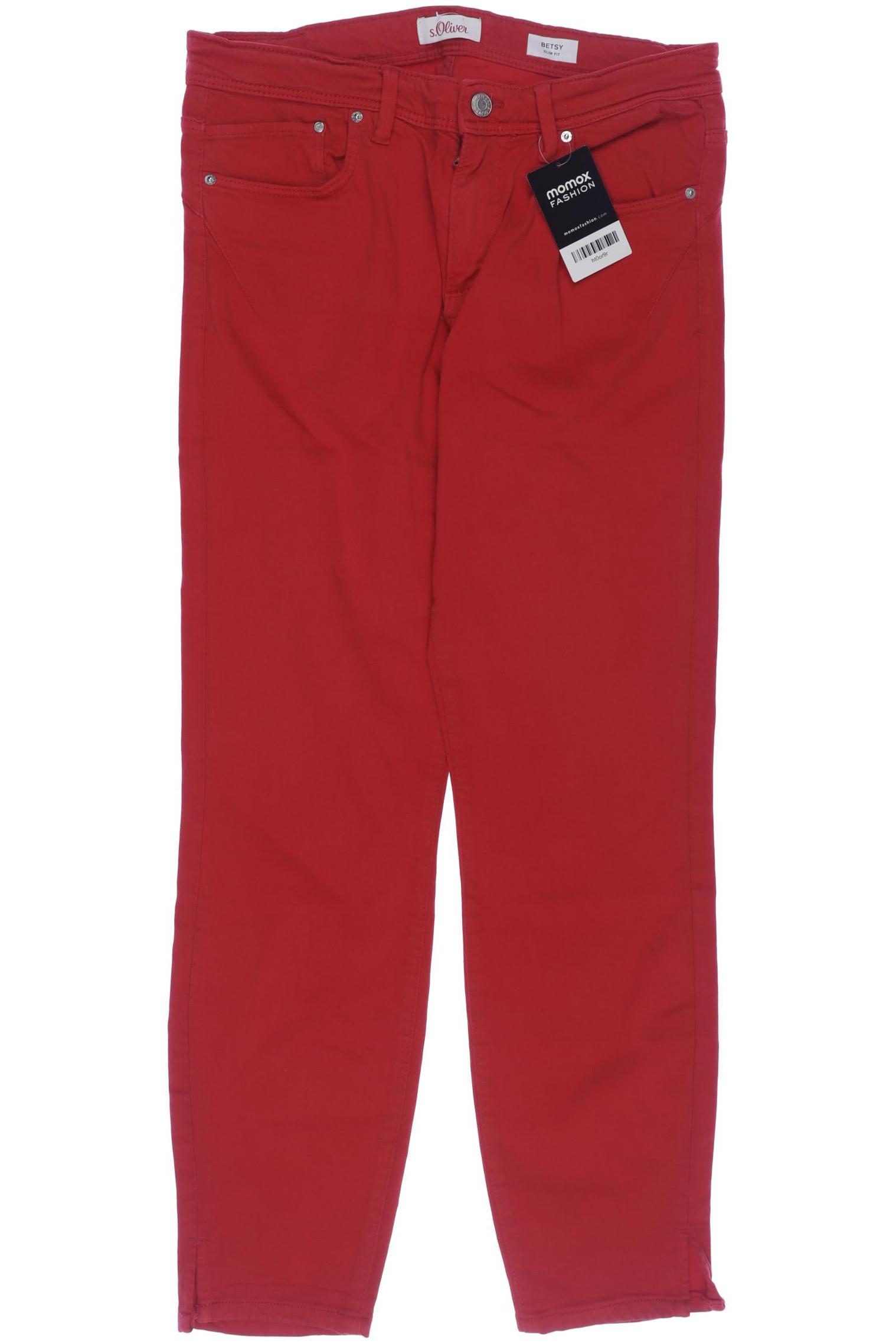 

s.Oliver Damen Jeans, rot, Gr. 38