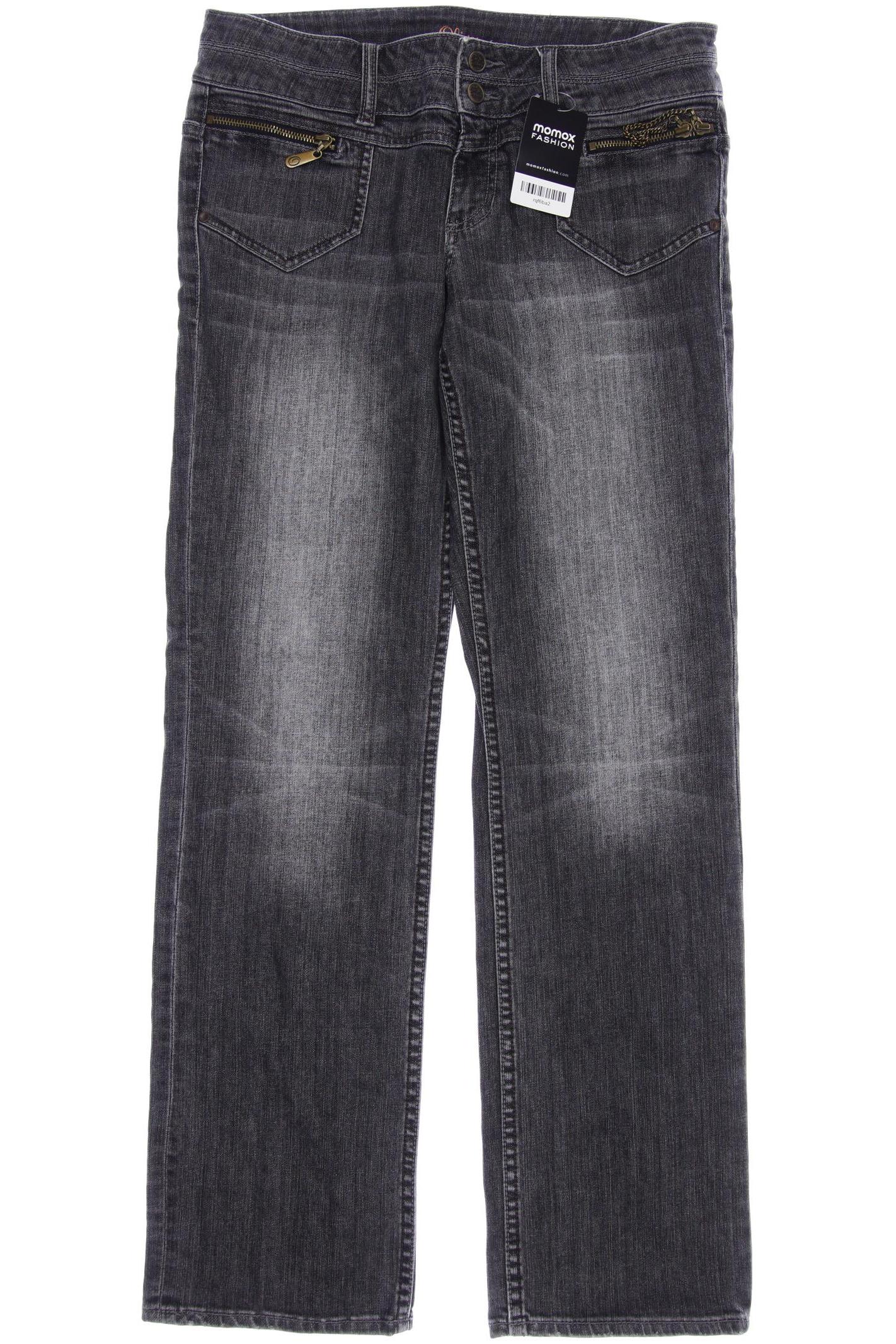 

s.Oliver Damen Jeans, grau