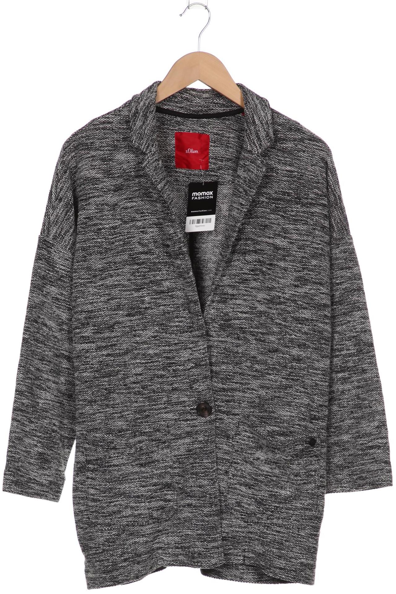 

s.Oliver Damen Strickjacke, grau, Gr. 46