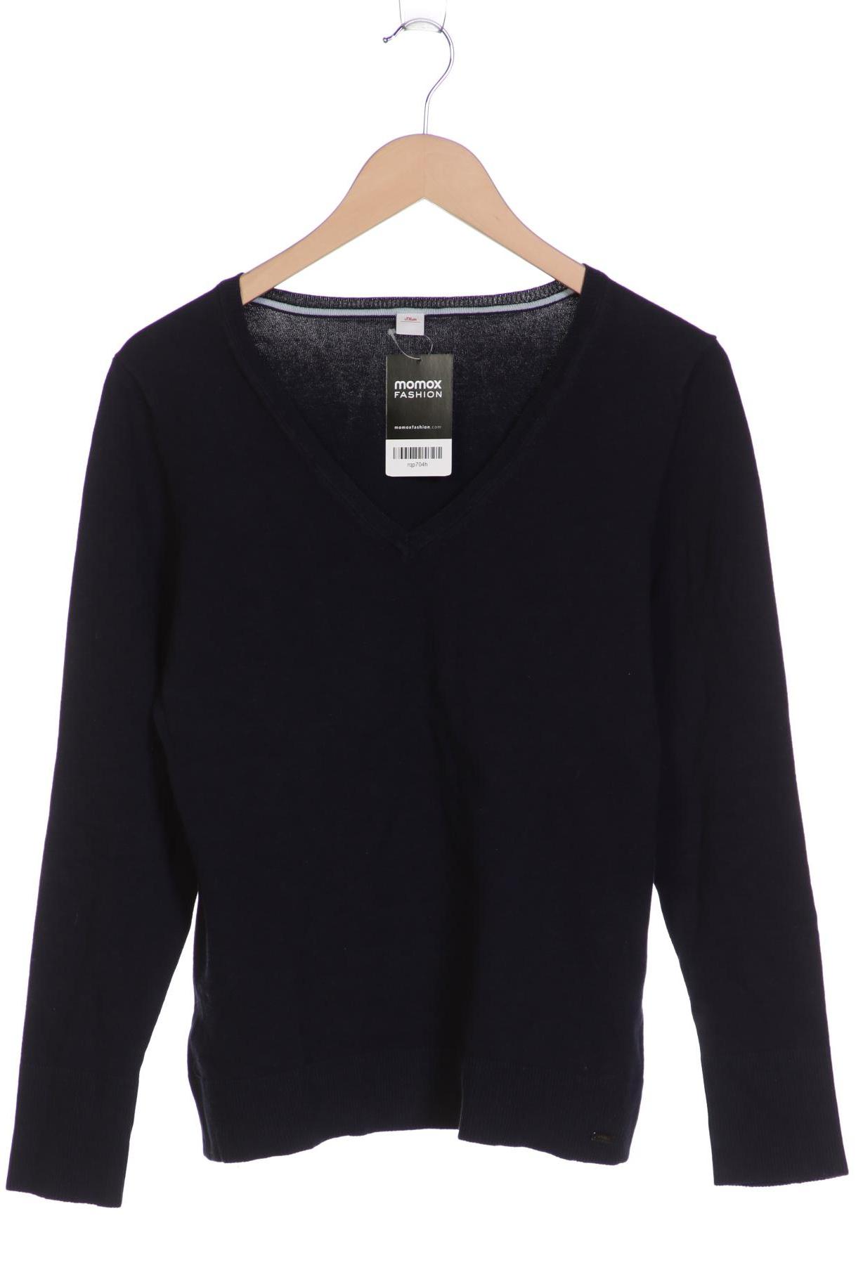 

s.Oliver Damen Pullover, marineblau