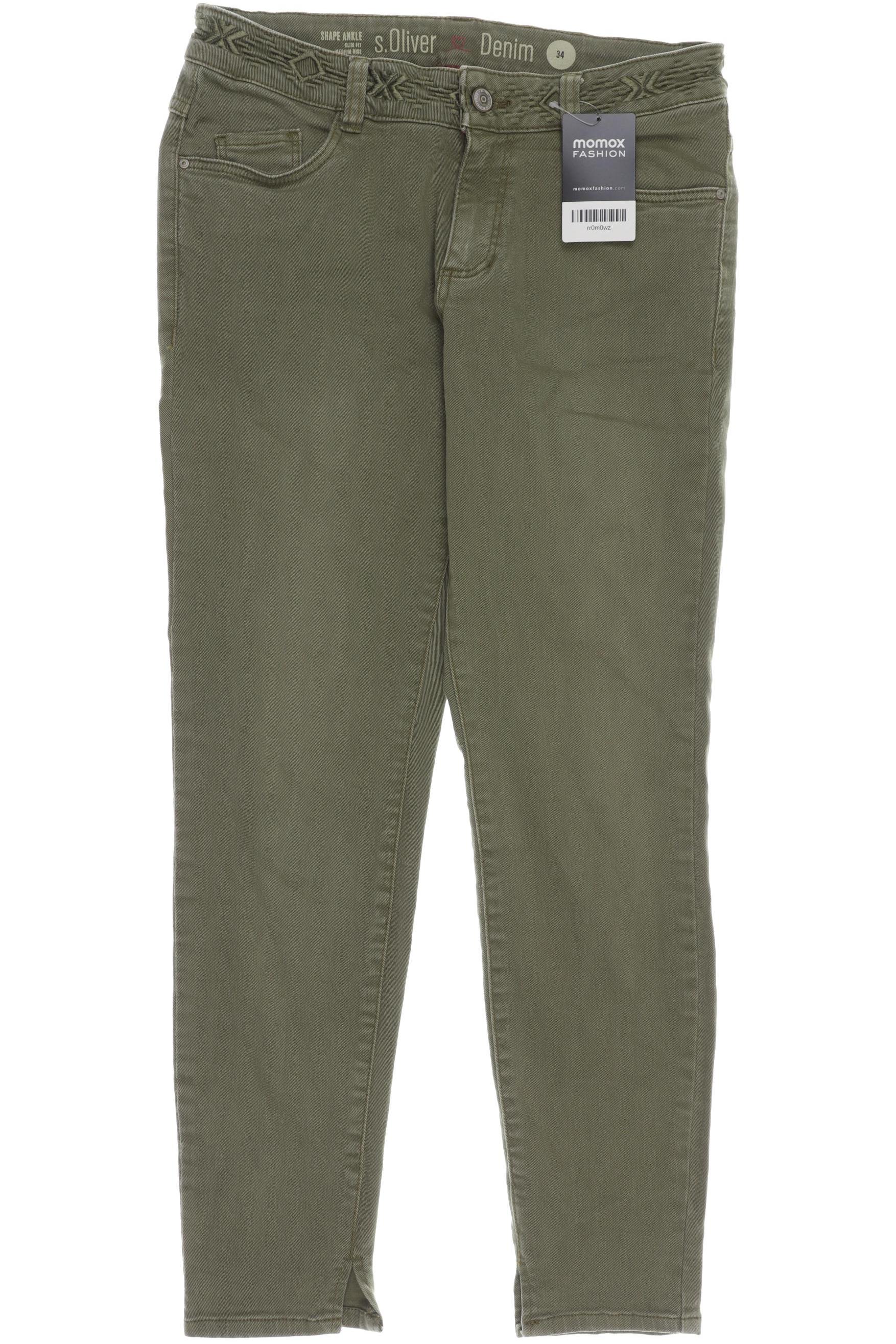 

s.Oliver Damen Jeans, grün, Gr. 34