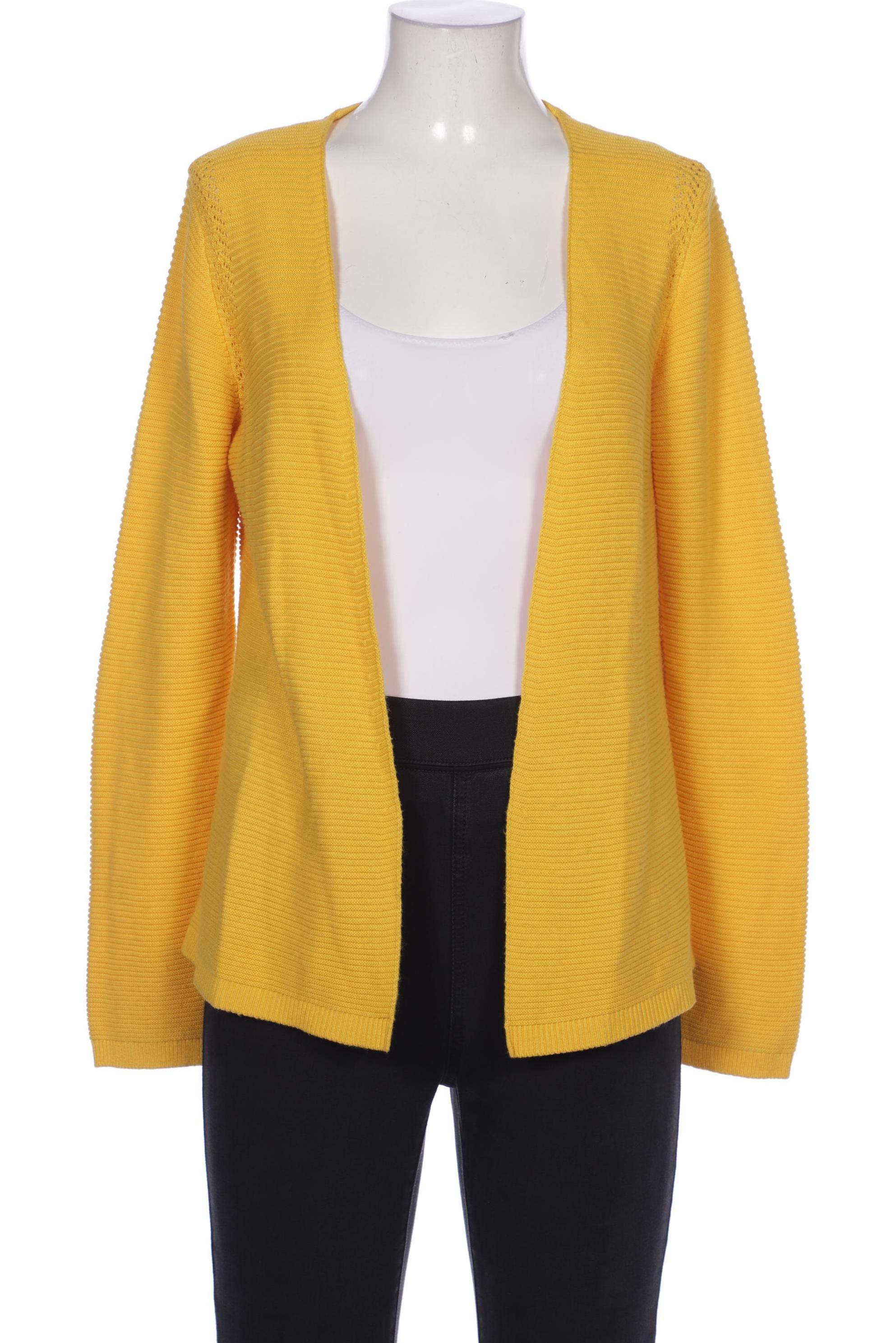 

s.Oliver Damen Strickjacke, gelb, Gr. 38