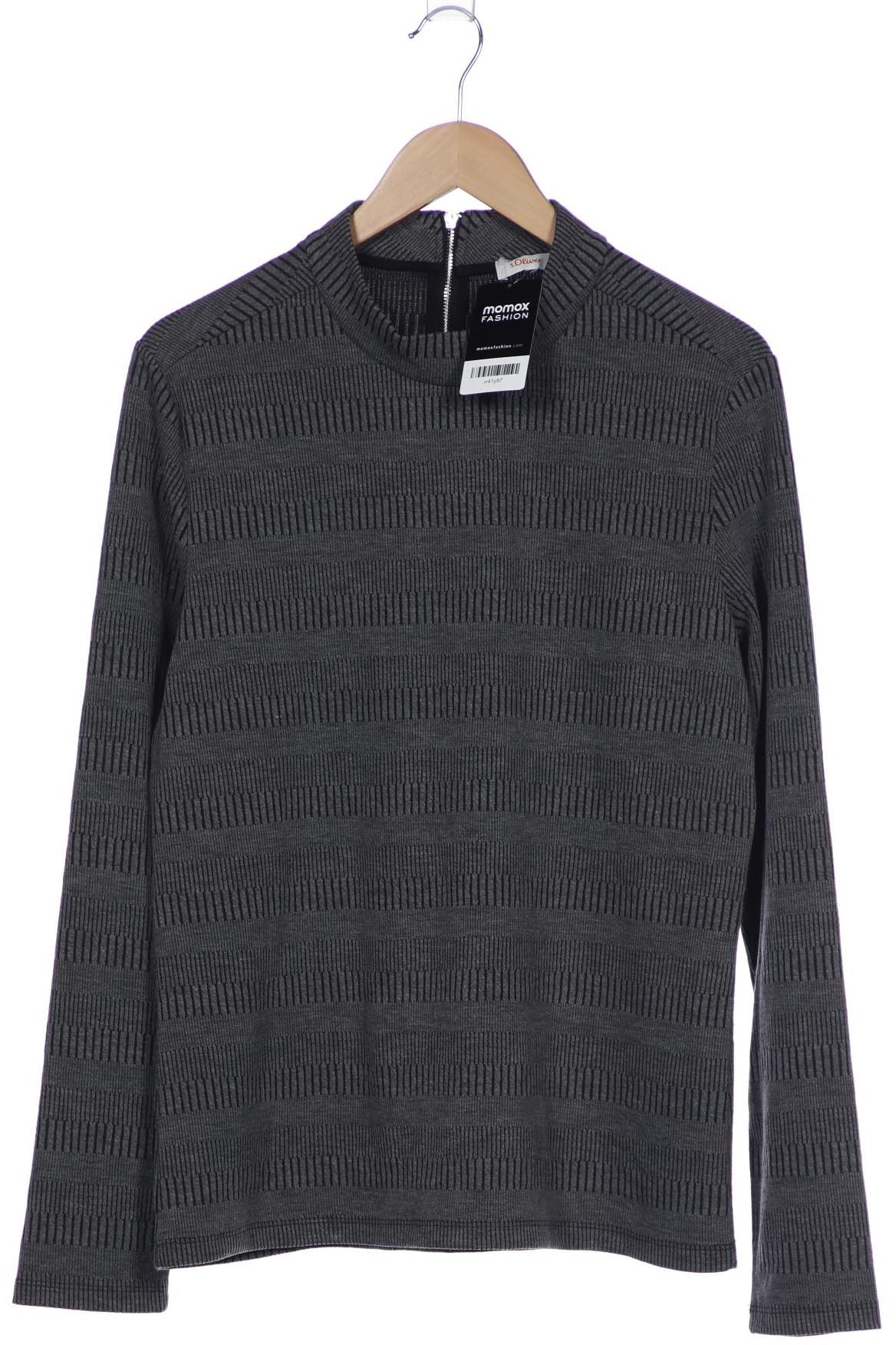 

s.Oliver Damen Langarmshirt, grau, Gr. 46