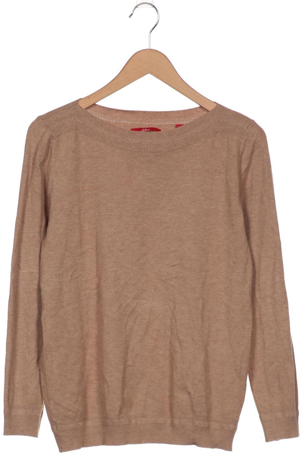 

s.Oliver Damen Pullover, beige, Gr. 40