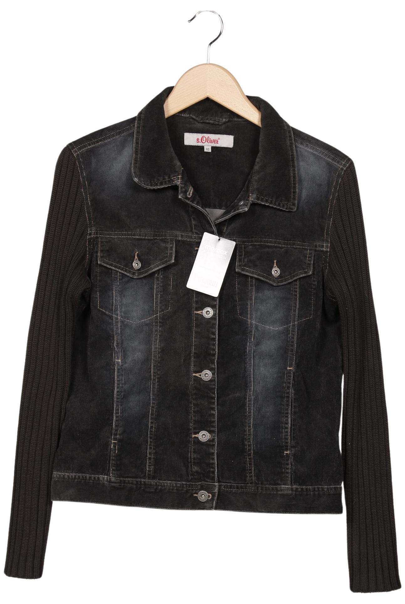 

s.Oliver Damen Jacke, schwarz, Gr. 40