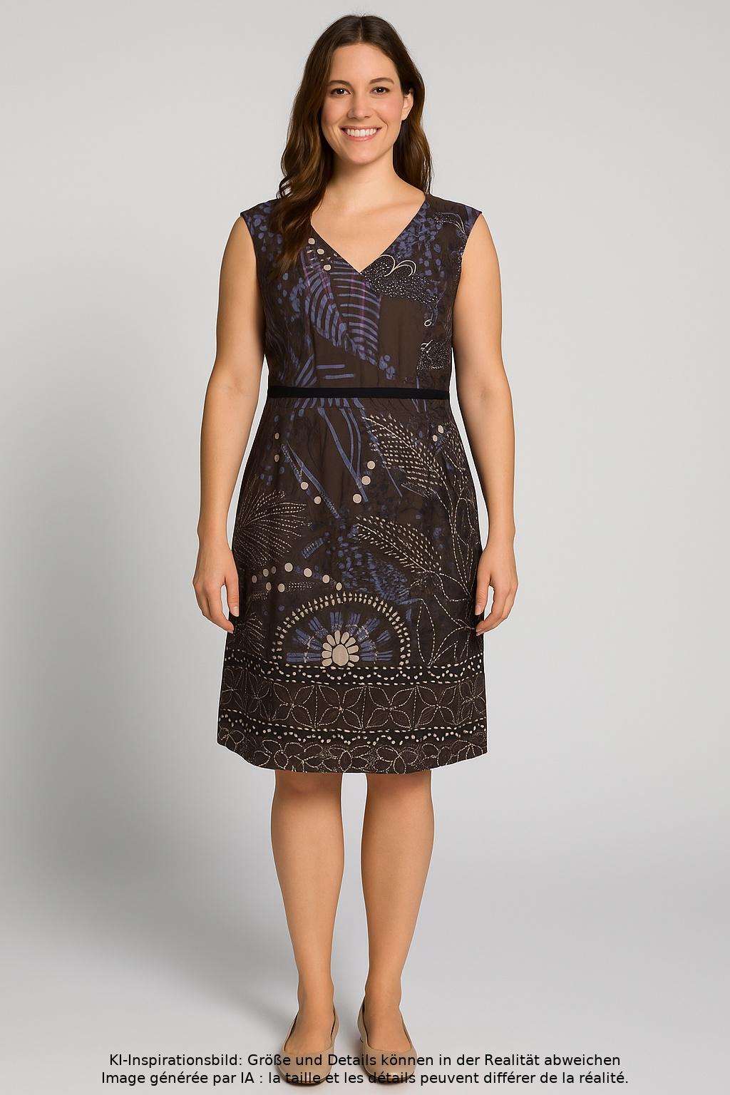 

s.Oliver Damen Kleid, mehrfarbig, Gr. 42