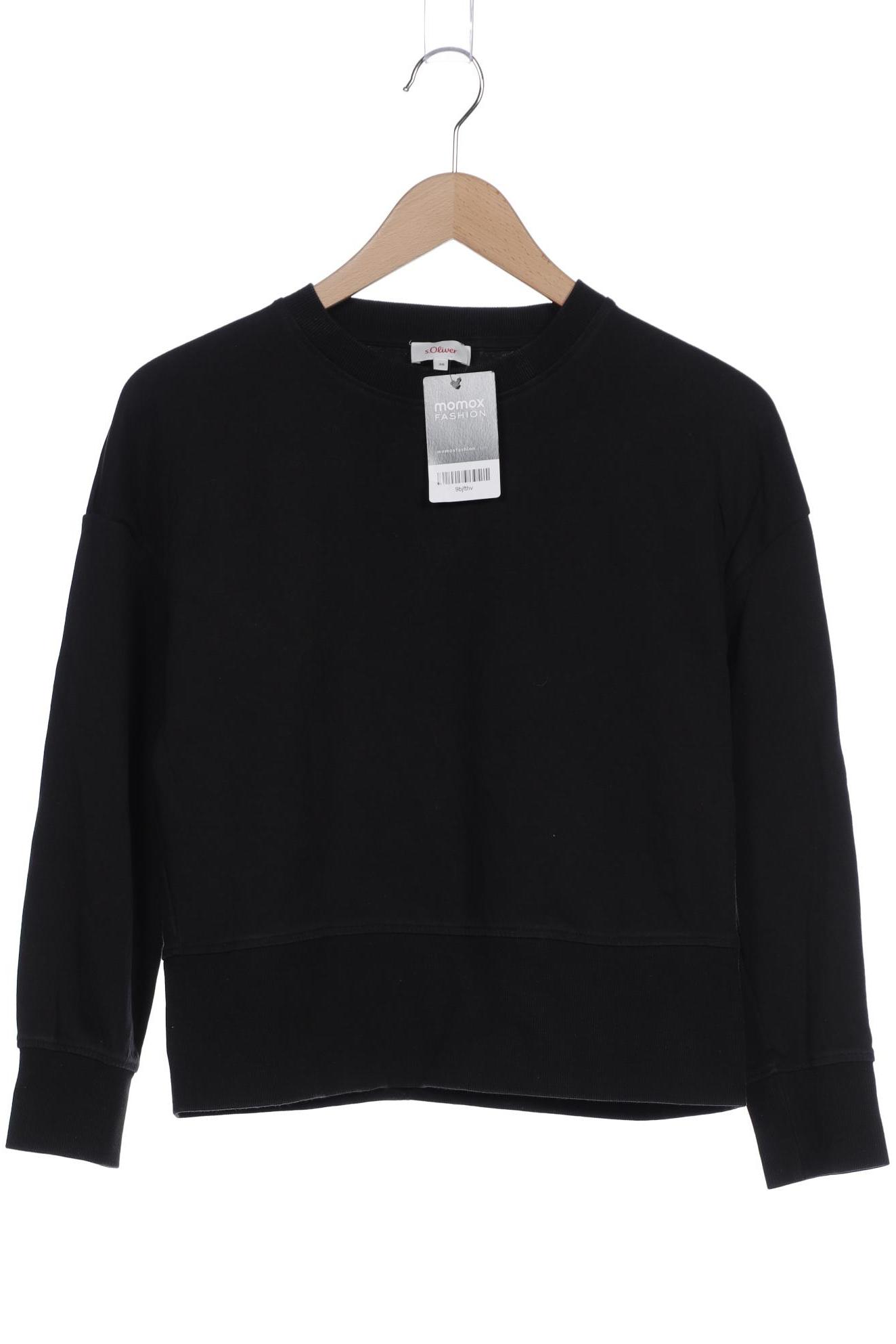 

s.Oliver Damen Sweatshirt, schwarz, Gr. 38