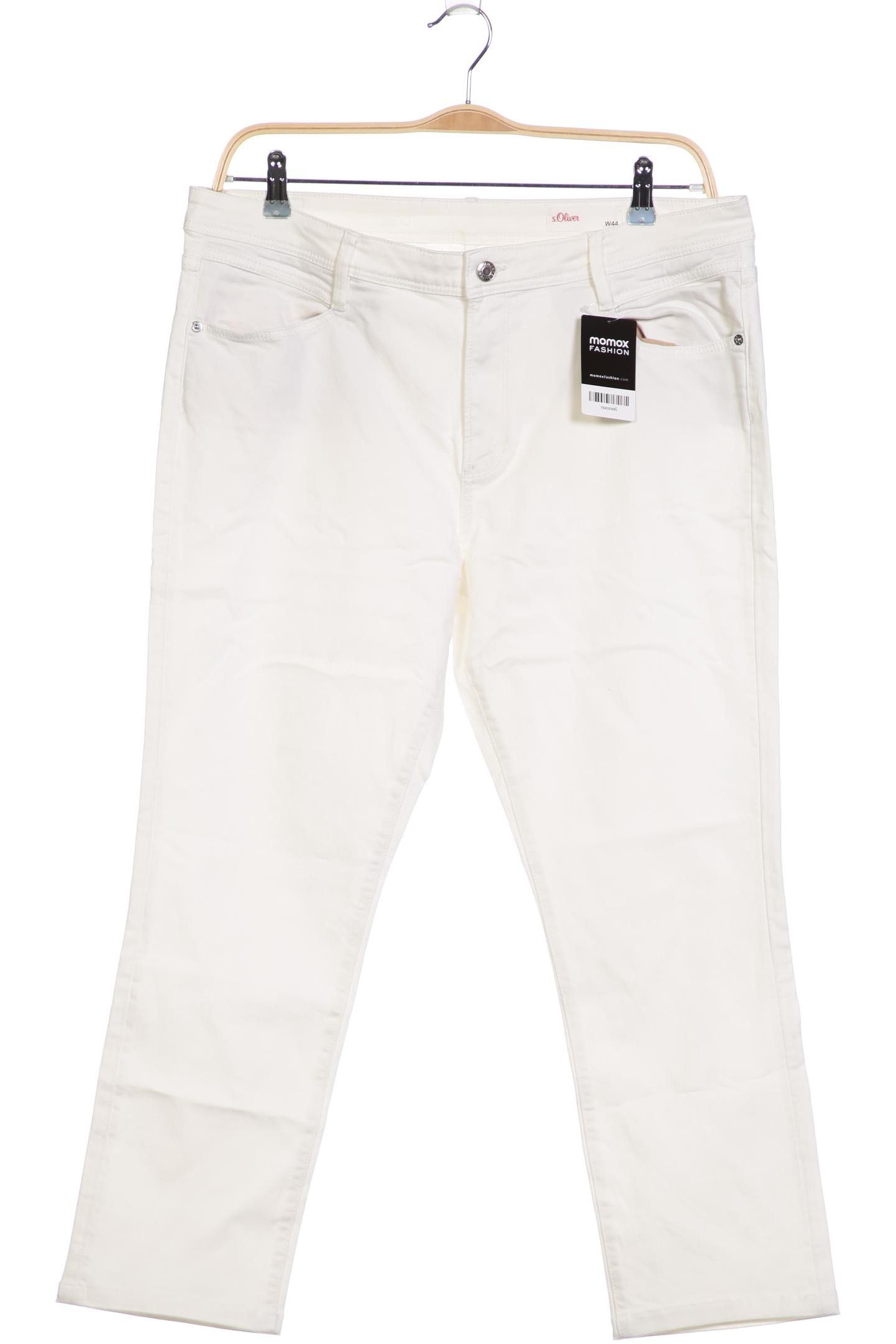 

s.Oliver Damen Jeans, weiß, Gr. 44