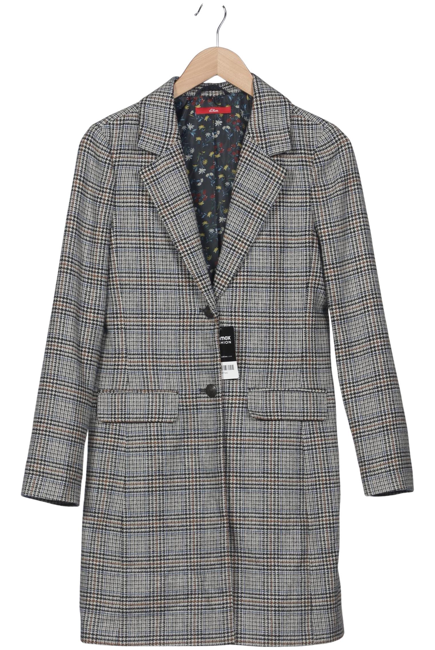 

s.Oliver Damen Mantel, grau, Gr. 32