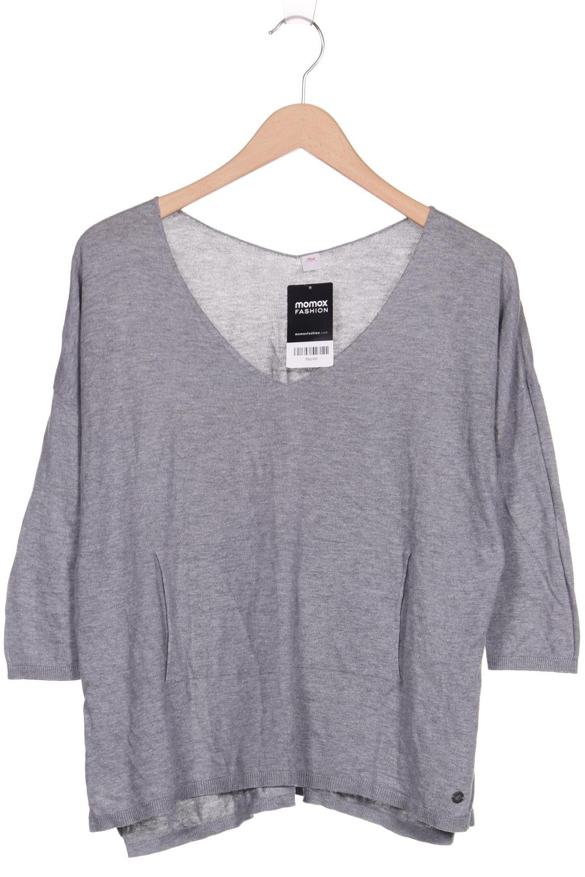 

s.Oliver Damen Pullover, grau, Gr. 34