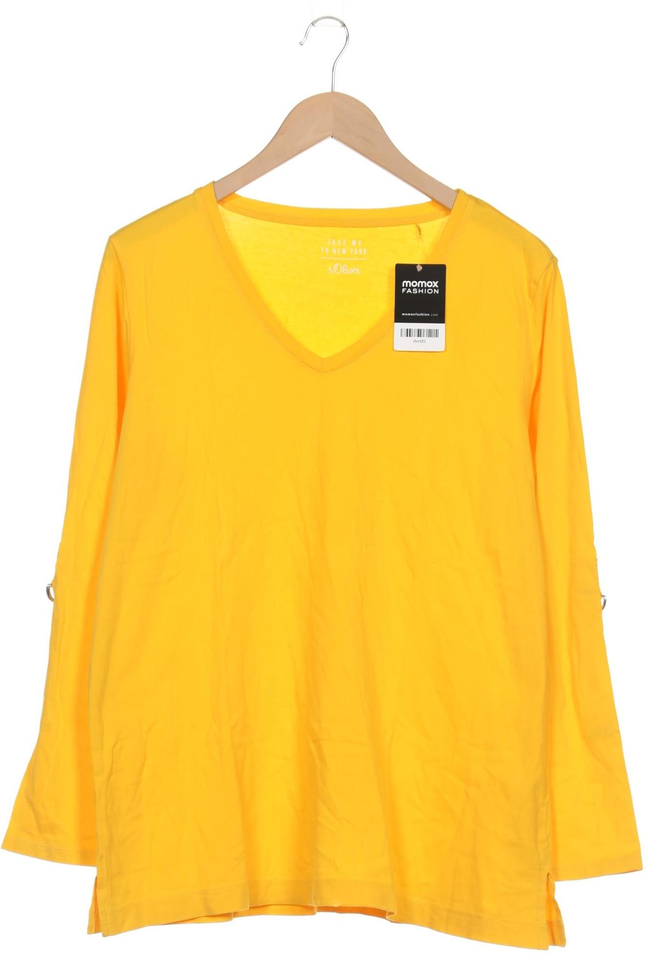 

s.Oliver Damen Langarmshirt, orange, Gr. 44