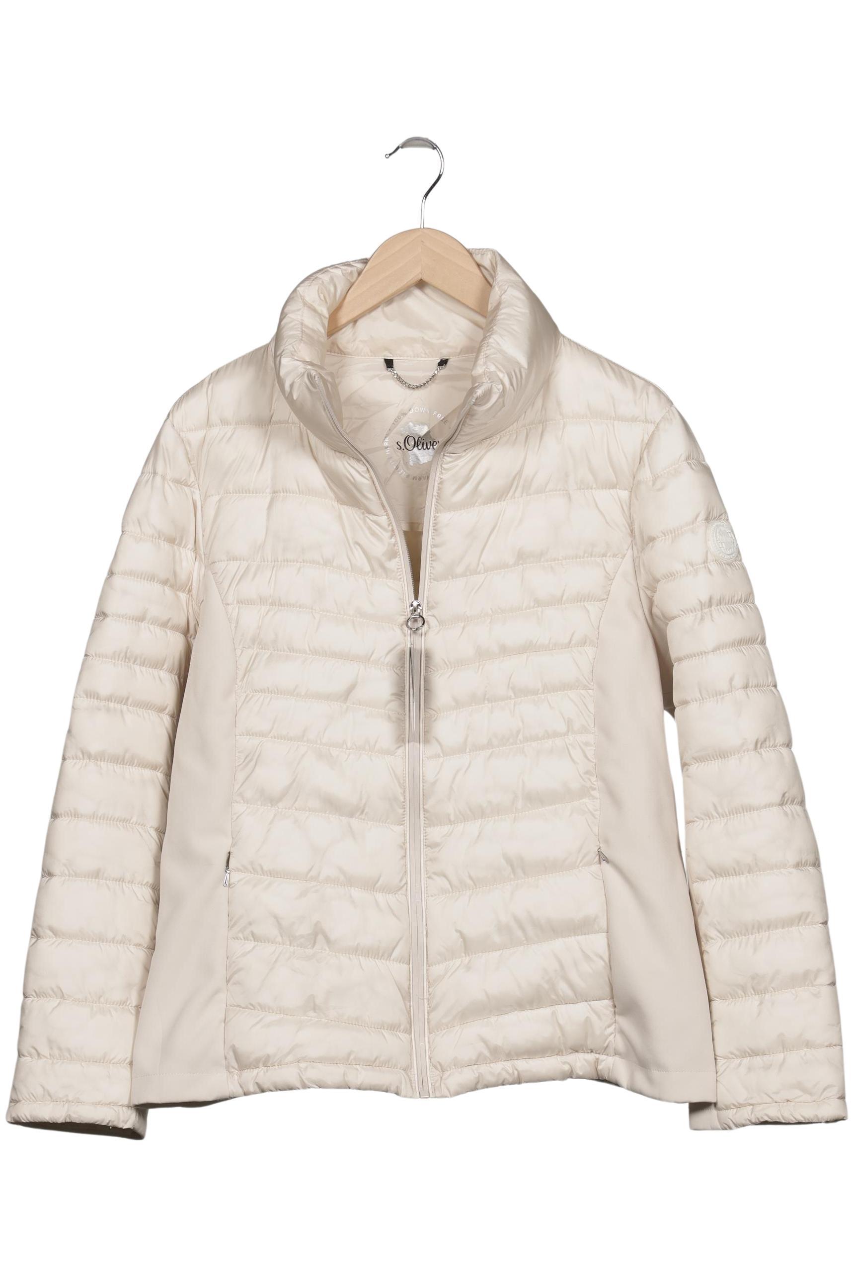

s.Oliver Damen Jacke, cremeweiß, Gr. 46