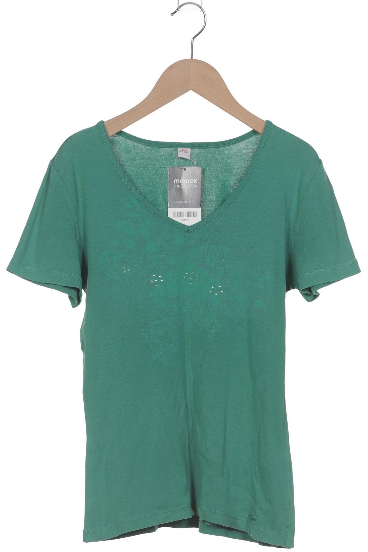 

s.Oliver Damen T-Shirt, grün, Gr. 38