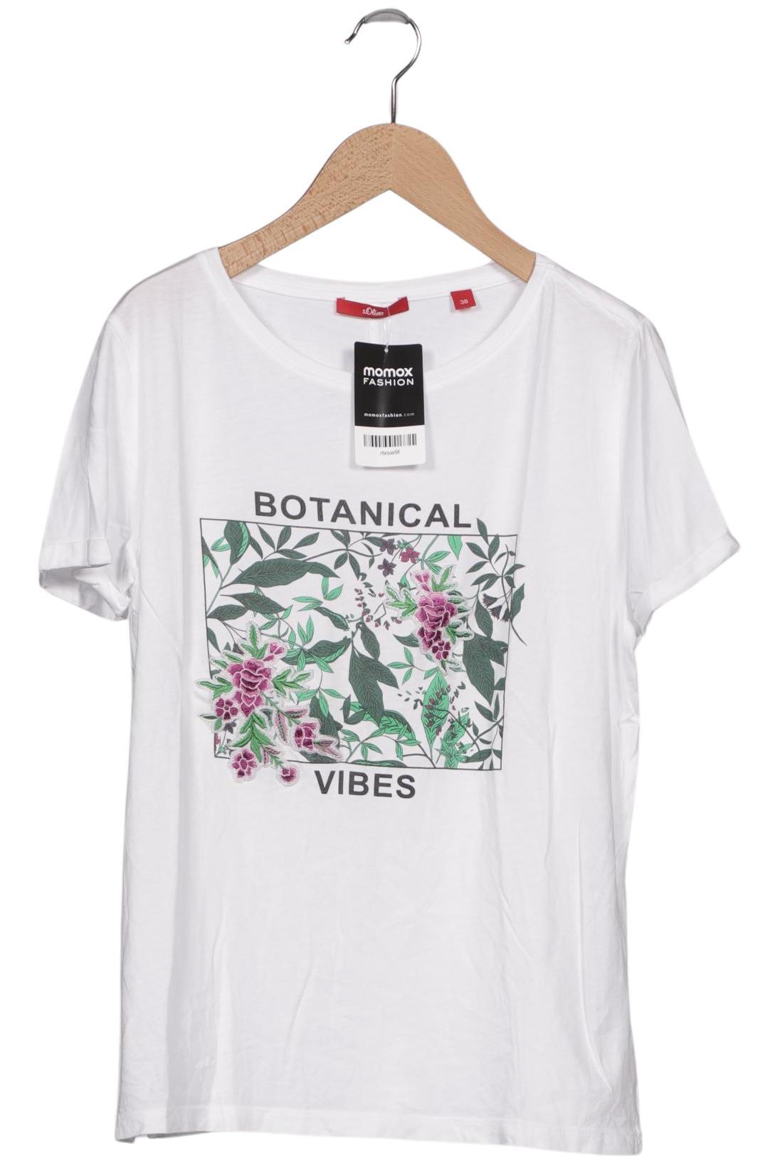 

s.Oliver Damen T-Shirt, weiß, Gr. 38