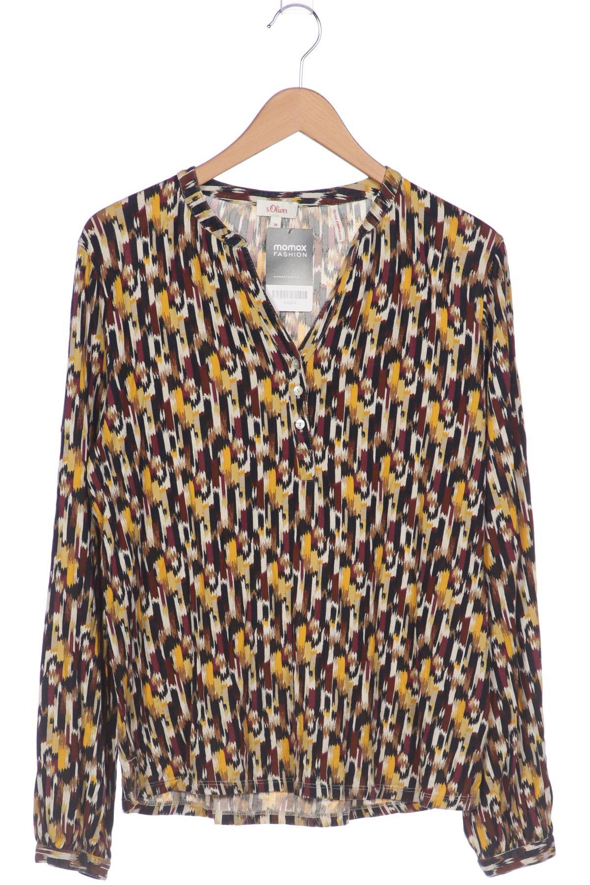 

s.Oliver Damen Langarmshirt, mehrfarbig, Gr. 38