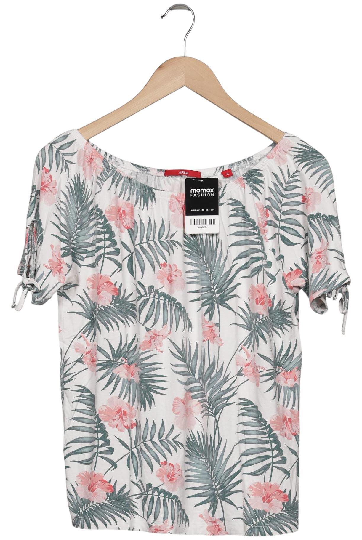 

s.Oliver Damen T-Shirt, weiß, Gr. 36