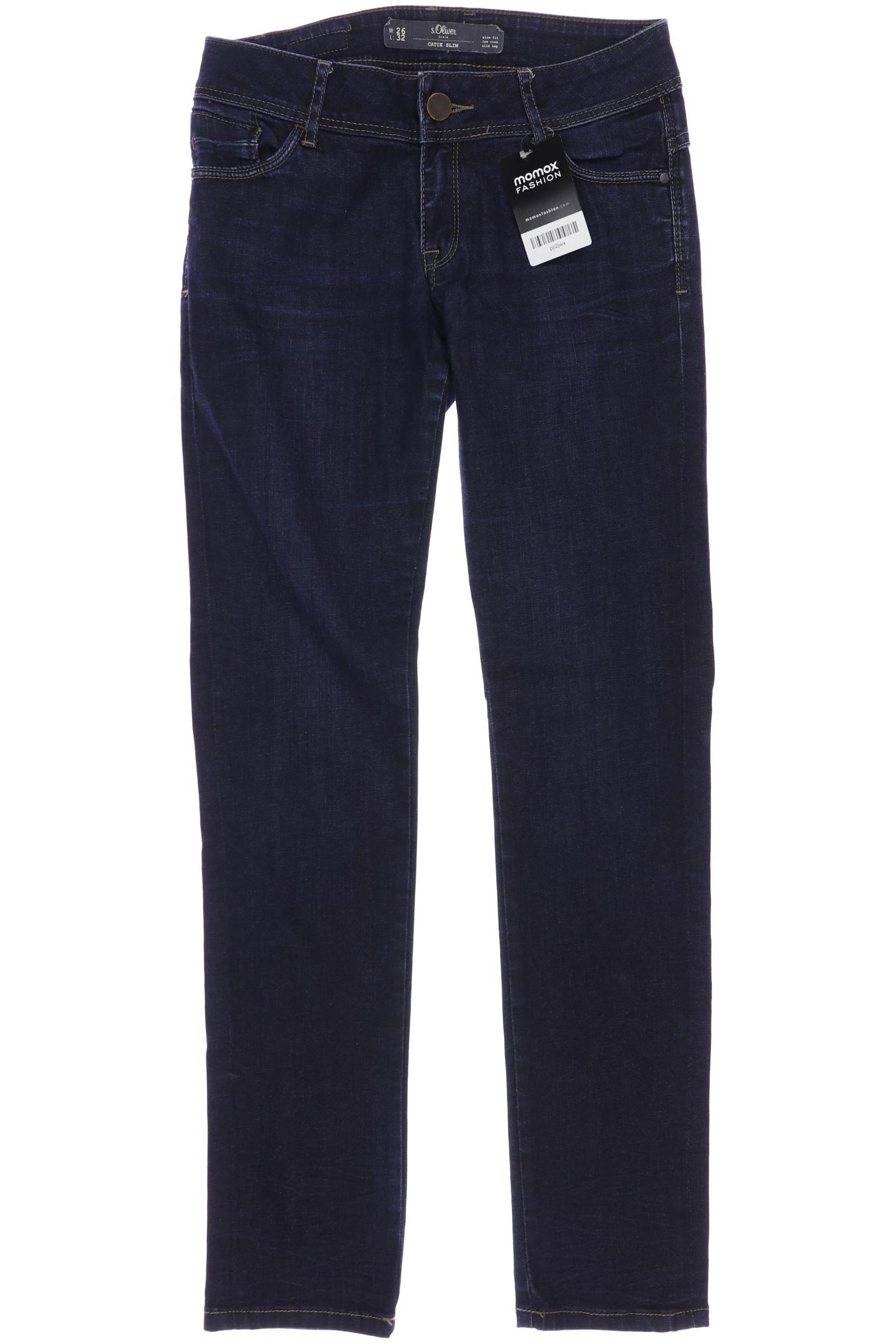 

s.Oliver Damen Jeans, marineblau